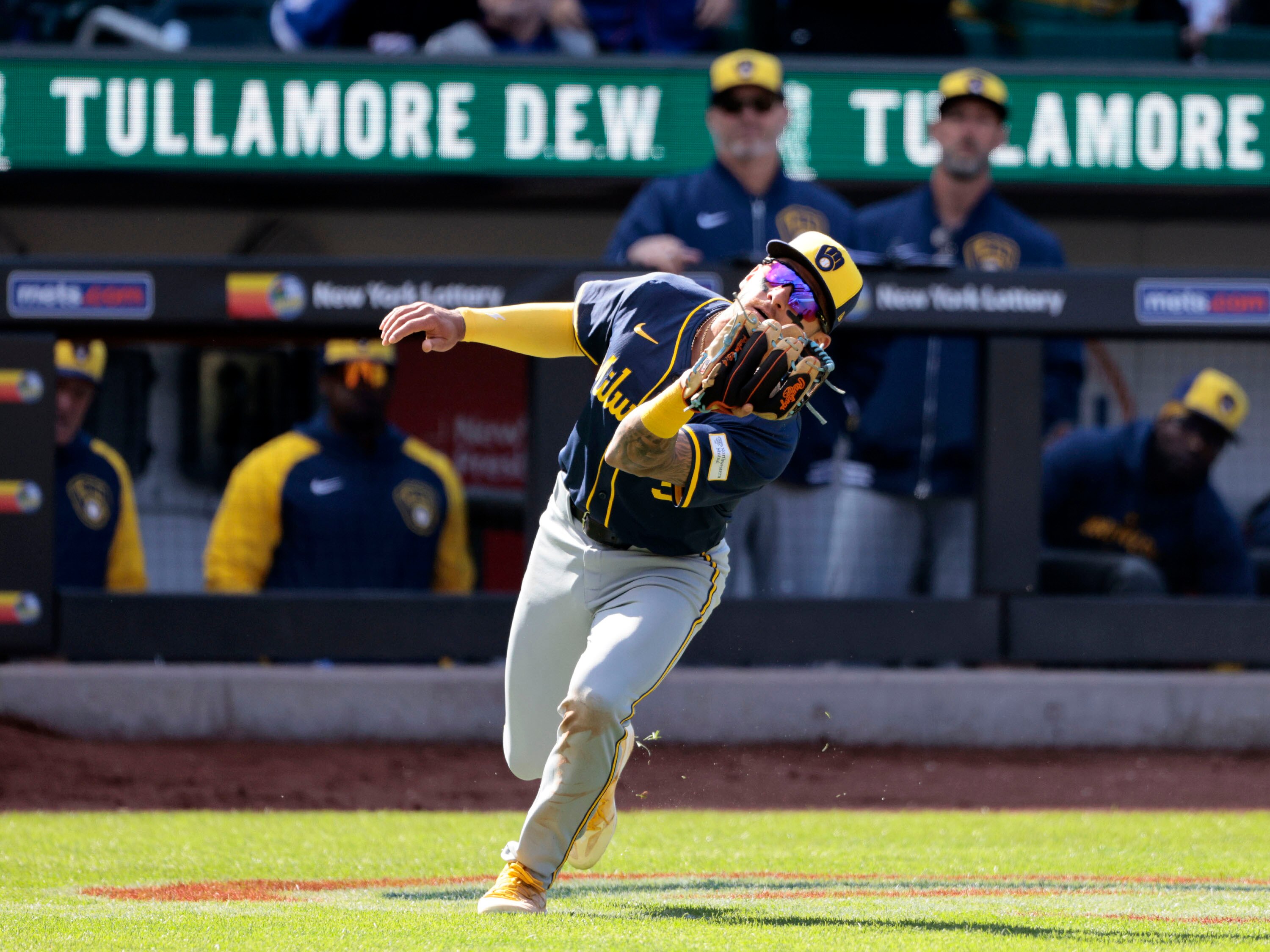 Joey Ortiz is batting .281 with six home runs and 27 RBIs for the Brewers.