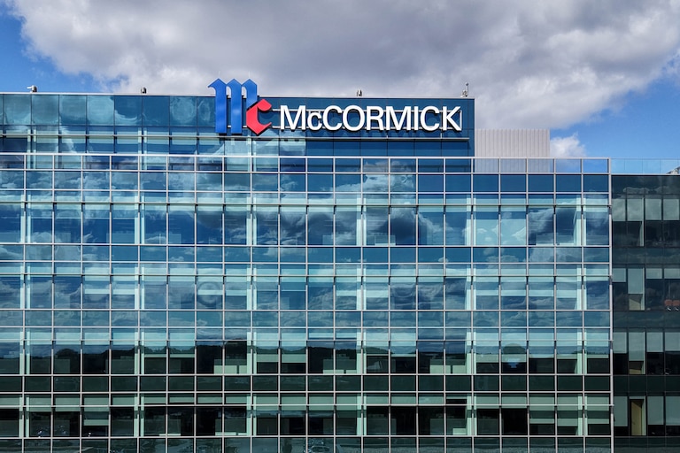 The exterior of McCormick & Company's global headquarters in Hunt Valley, Md. on Wednesday, April 16, 2025.