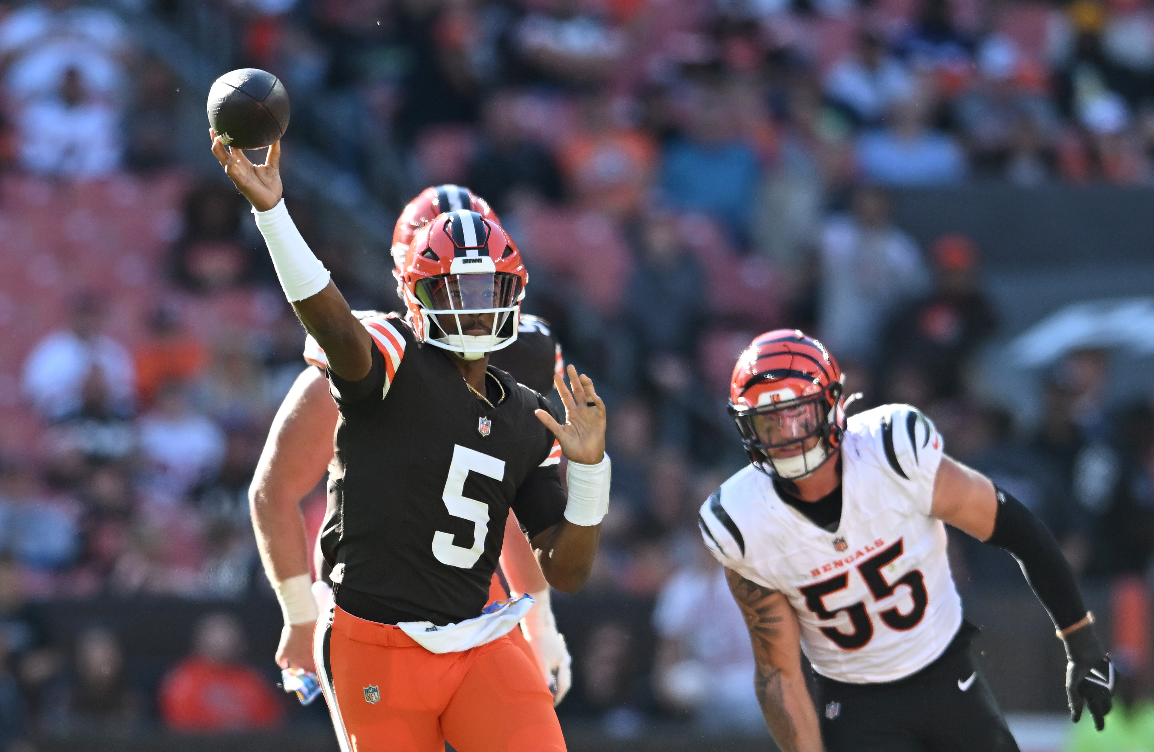 Browns backup Jameis Winston likes to try for big plays, but that leads to turnovers as well.