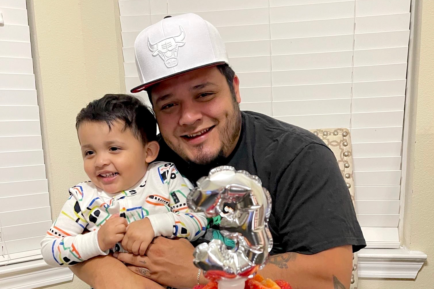 Kilmar Abrego Garcia and one of his children in an undated photo provided by CASA, an immigrant advocacy organization, in April 2025.
