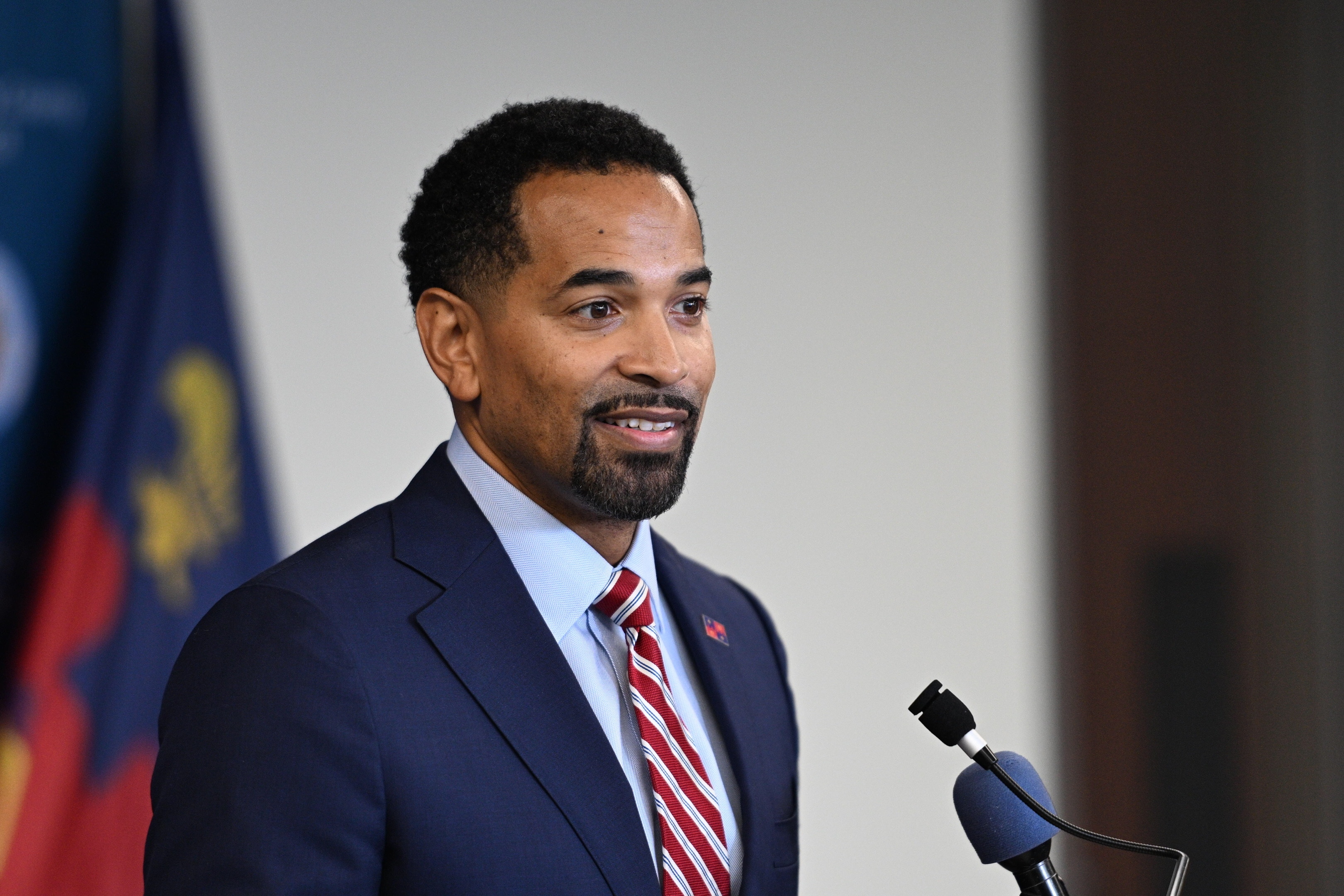 TUESDAY, SEPTEMBER 29, 2026 - Montgomery County Councilmember Will Jawando speaks at a press conference following his return to council duties three weeks after his 9/5 heart attack.