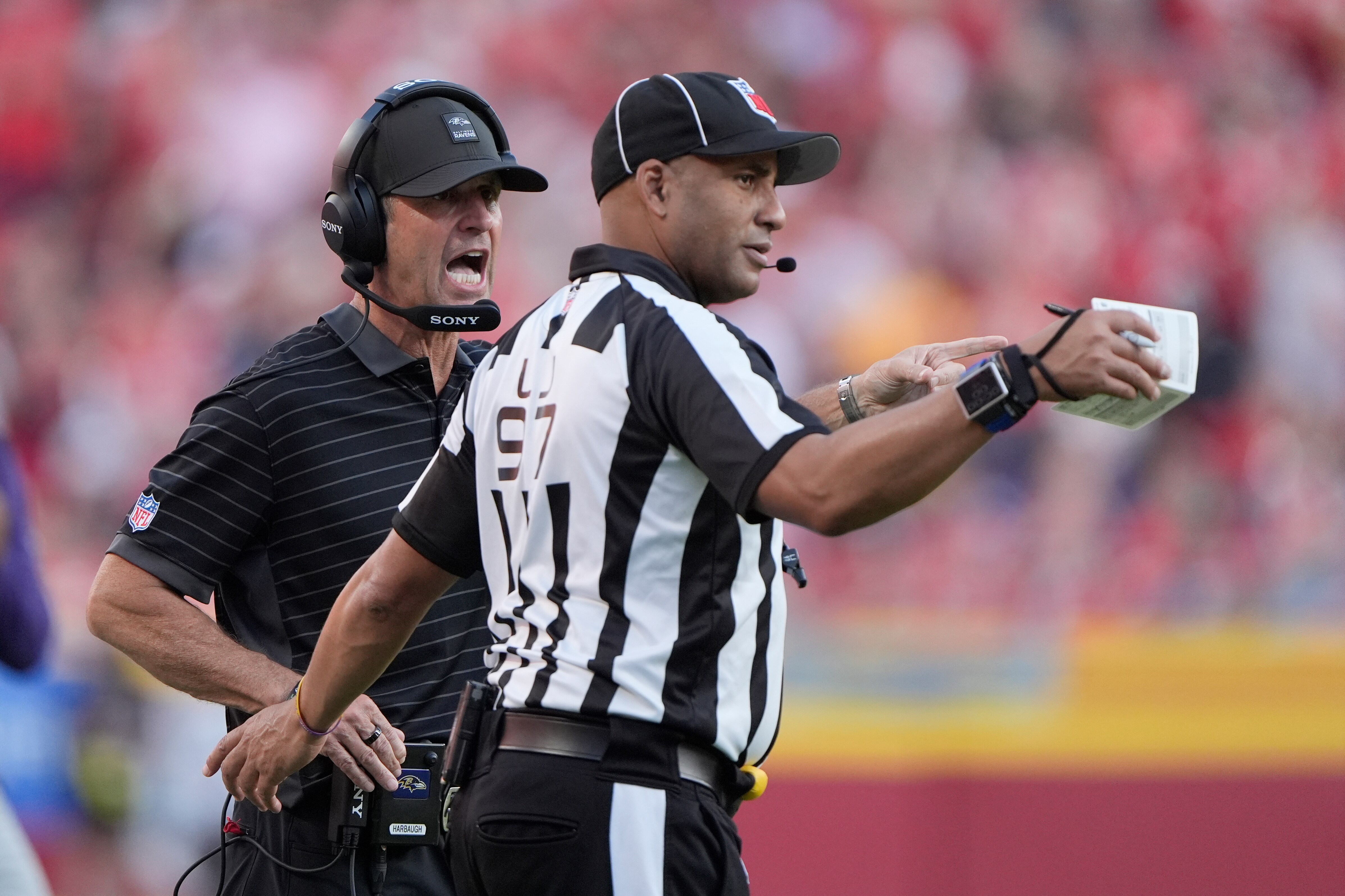 John Harbaugh did not offer updates Monday on five key Ravens who left Sunday's loss with injury. 