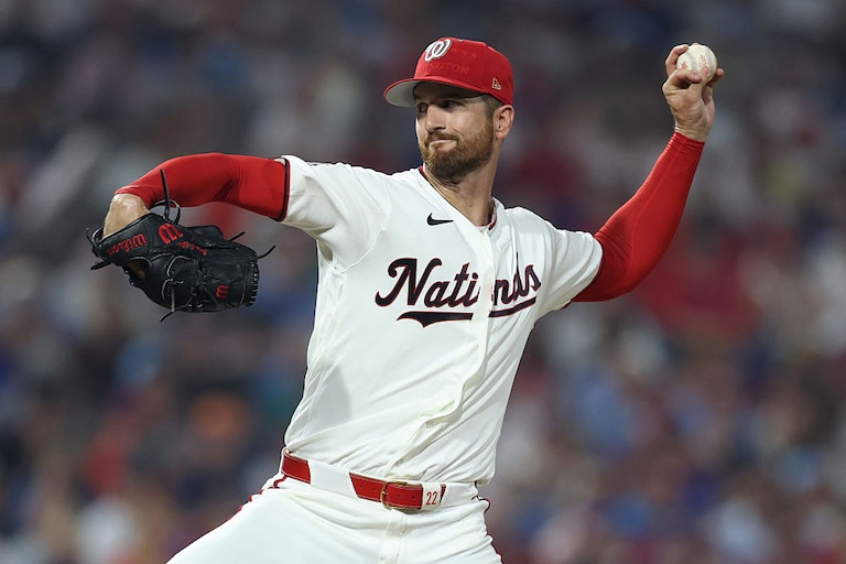 Nationals left-hander Foster Griffin throws a pitch during the fifth inning of the 2026 MLB All-Star Game.