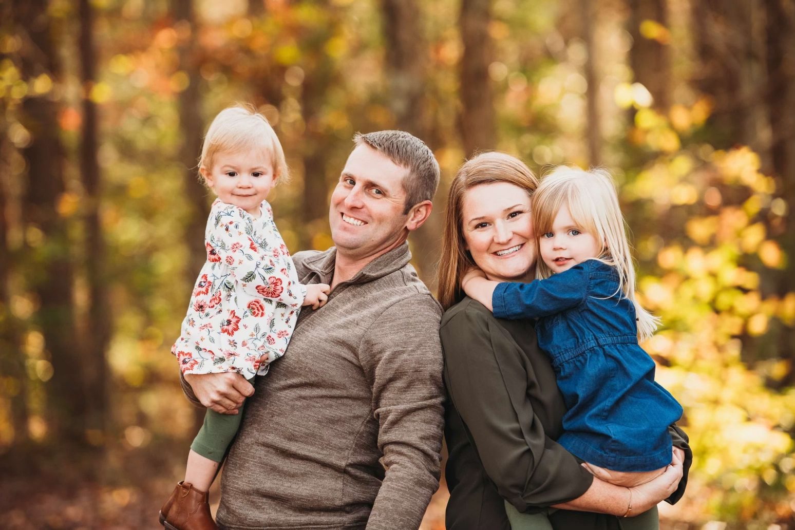 James “Tommy” Clagett with his wife, Jill, and daughters Alaina and Zoey. Clagett was among six Southern Maryland friends who traveled to Kansas for a duck-hunting trip. He was killed on Wednesday, January 29, 2025, when an American Airlines plane collided with a military helicopter near Reagan National Airport in Washington, D.C.