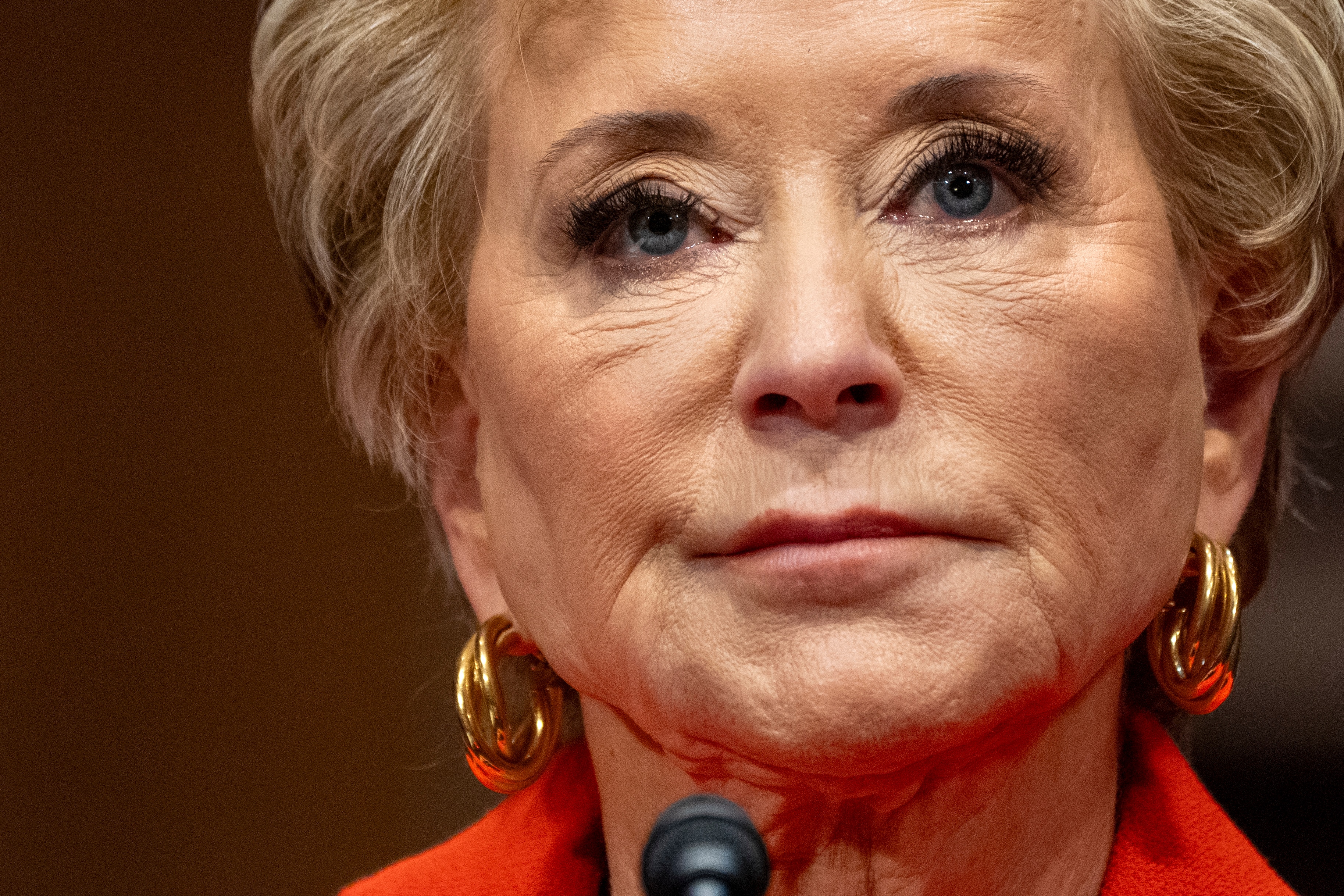 Linda McMahon, President Donald Trump's nominee for Secretary of Education, attends a hearing of the Health, Education, and Labor Committee on her nomination.