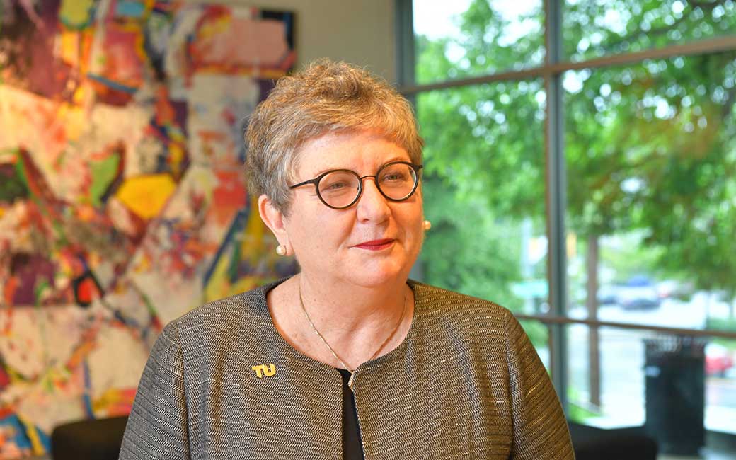 Dr. Kim Schatzel has been president of Towson University since January 2016.