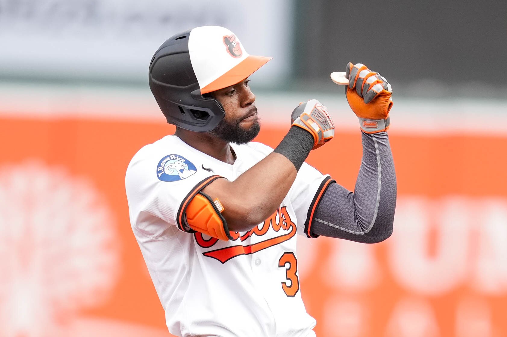 Orioles center fielder Cedric Mullins is hitting .300 with a 1.055 on-base-plus-slugging percentage