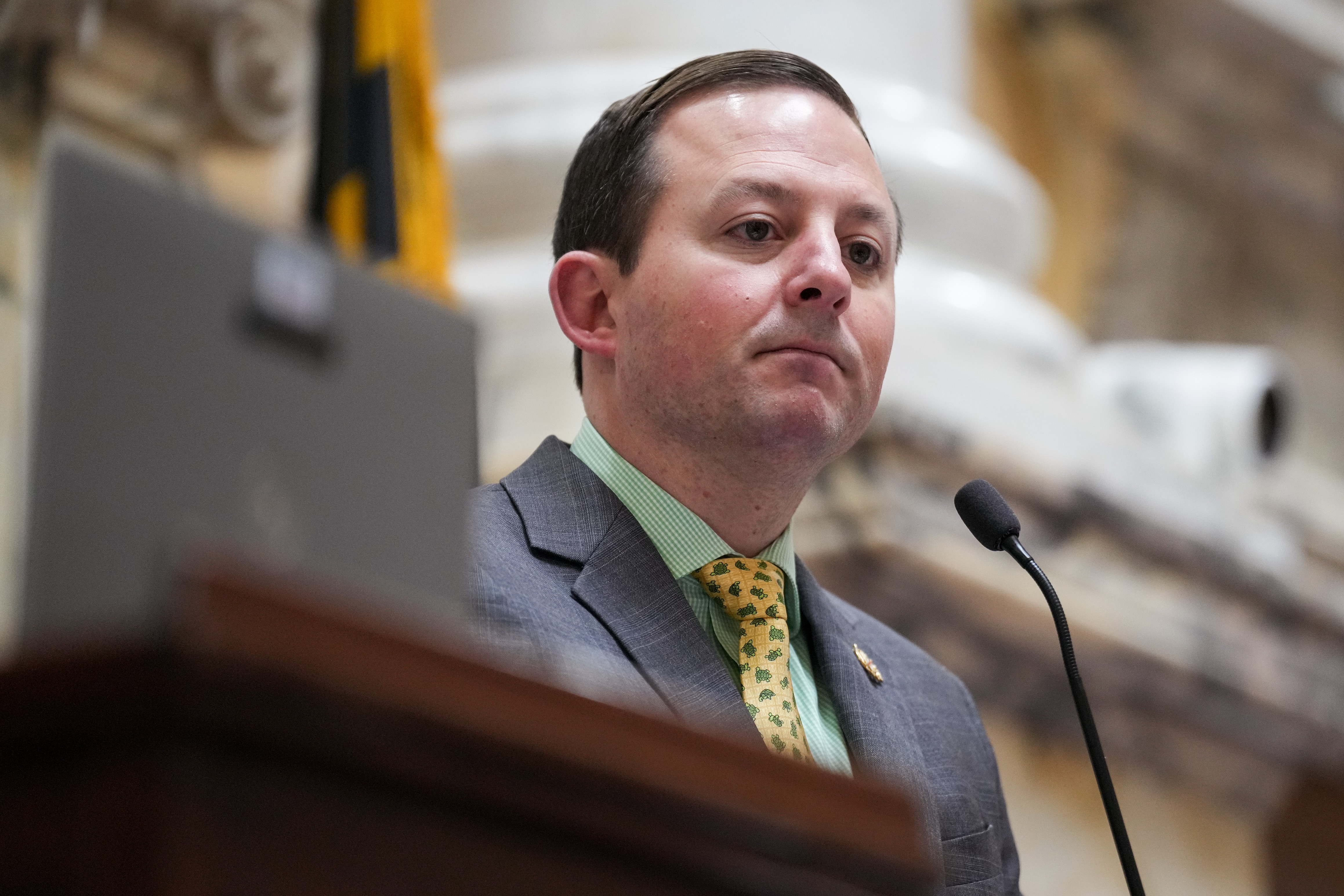 Maryland Senate President Bill Ferguson said Wednesday that he’s working with other lawmakers who also represent the Helen Delich Bentley Port of Baltimore on emergency legislation on financial aid to workers who will be out of work following the collapse of the Francis Scott Key Bridge.