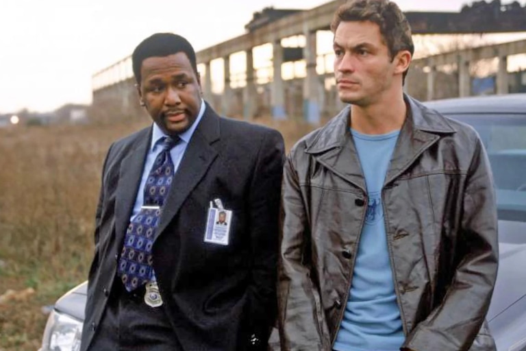Wendell Pierce and Dominic West in the HBO series The Wire.