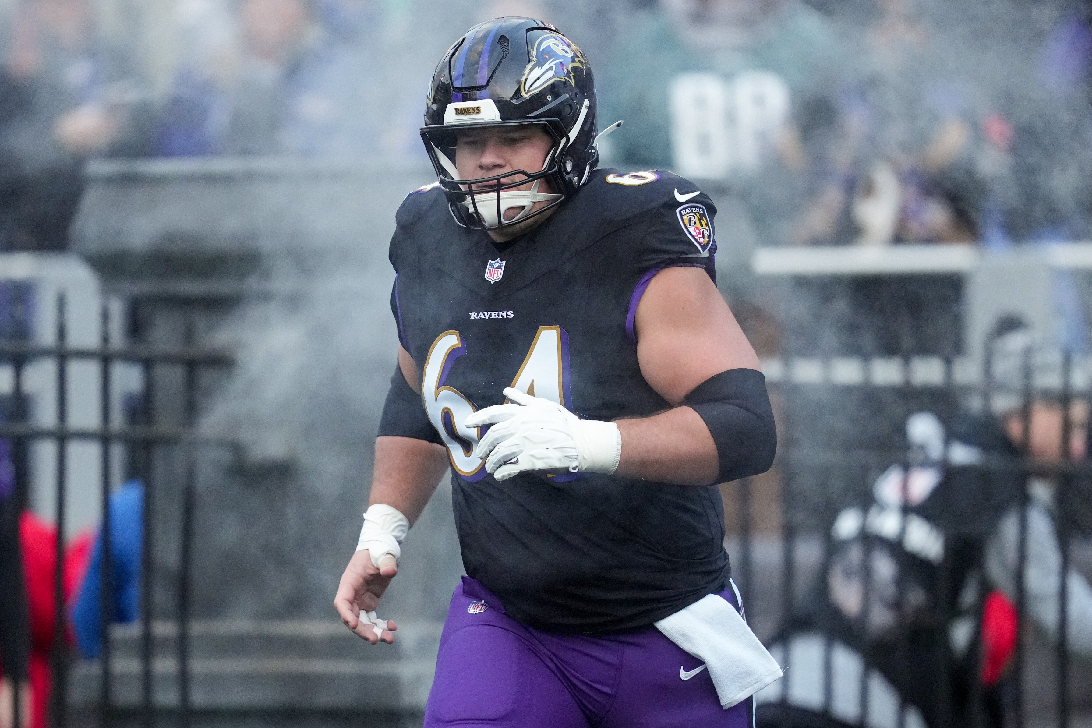Ravens center Tyler Linderbaum has earned Pro Bowl honors twice in his first three seasons.