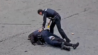 The Baltimore Police Department released the police body camera footage and CitiWatch footage, a still of which is shown here, from the police-involved shooting of 35-year-old Tavon Newton on April 2.