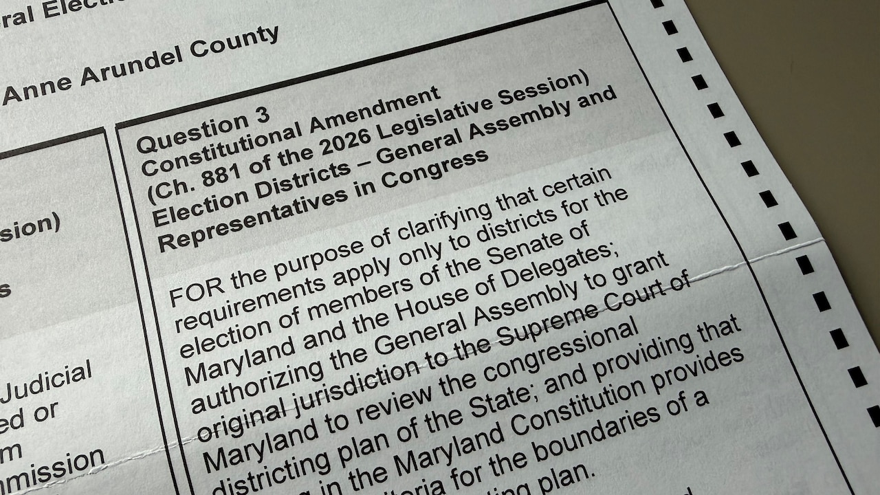 Commanders Intent Book TV ad urges Marylanders to ‘vote yes for Wes’ but against redistricting ...