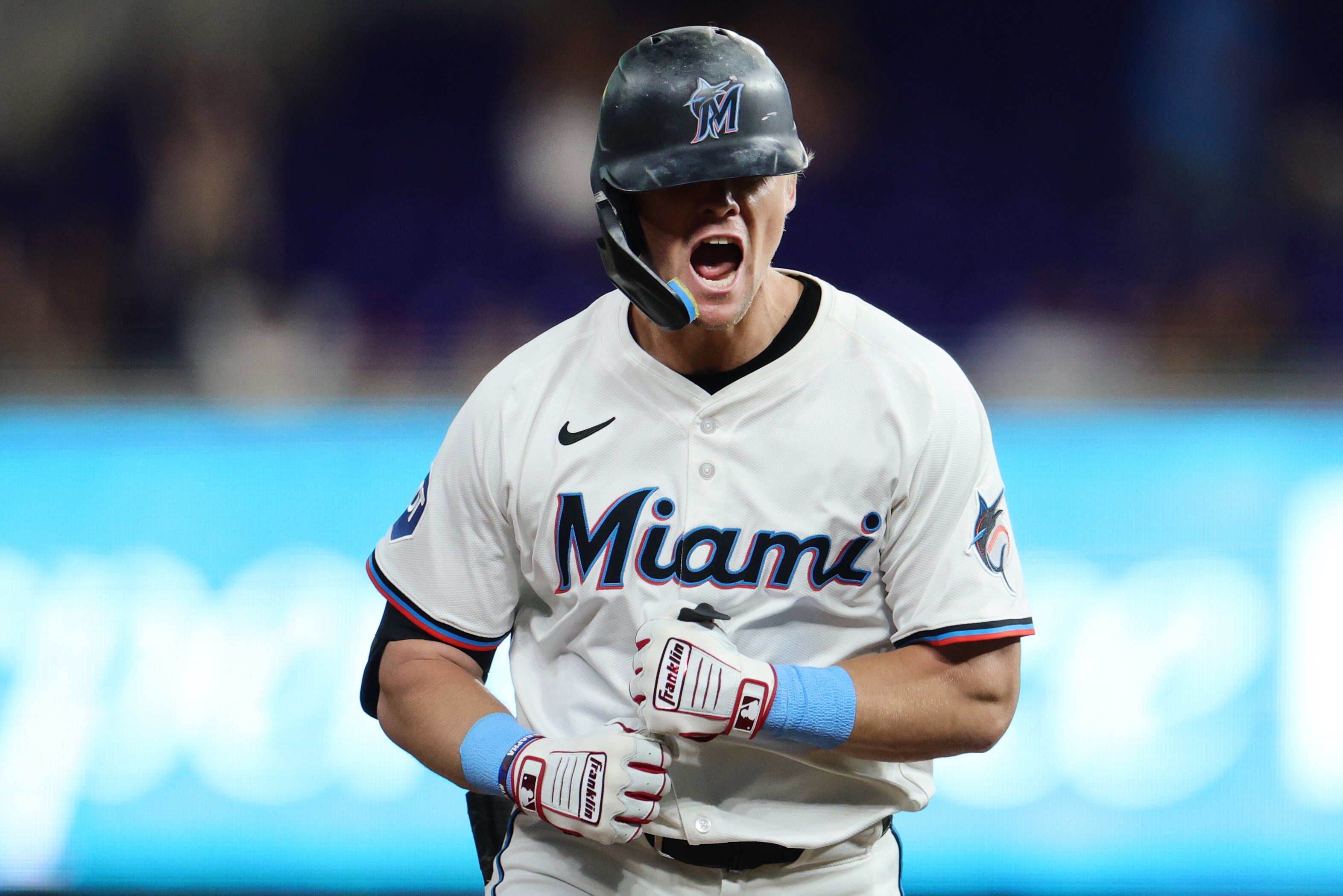 Kyle Stowers of the Miami Marlins was named an NL All-Star reserve Sunday.