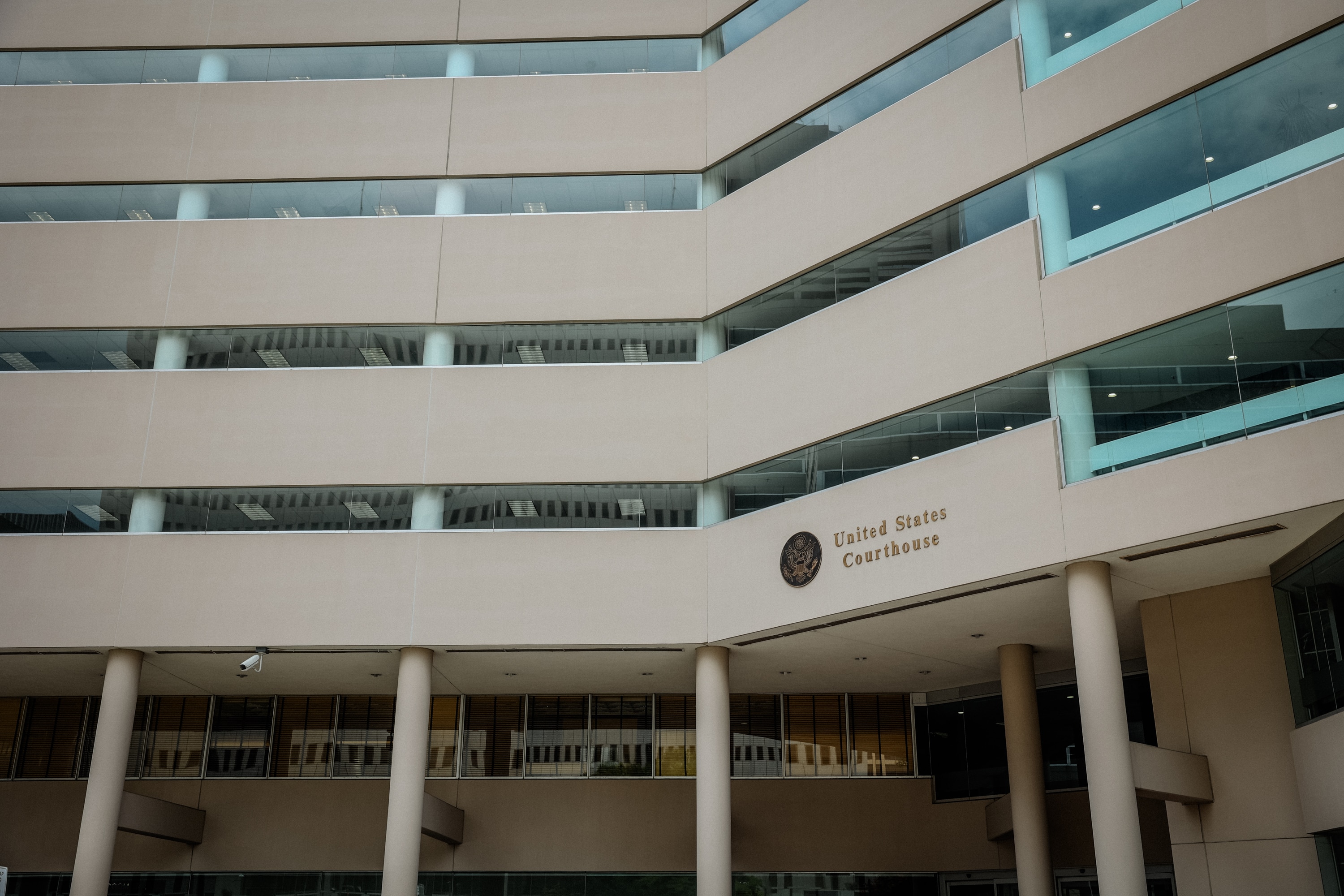The Edward A. Garmatz United States District Courthouse in Baltimore as seen in July 2025.