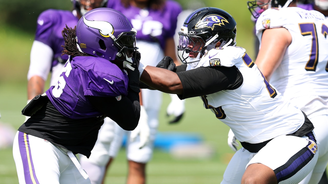 Ravens and Vikings defenses dominate in joint practices