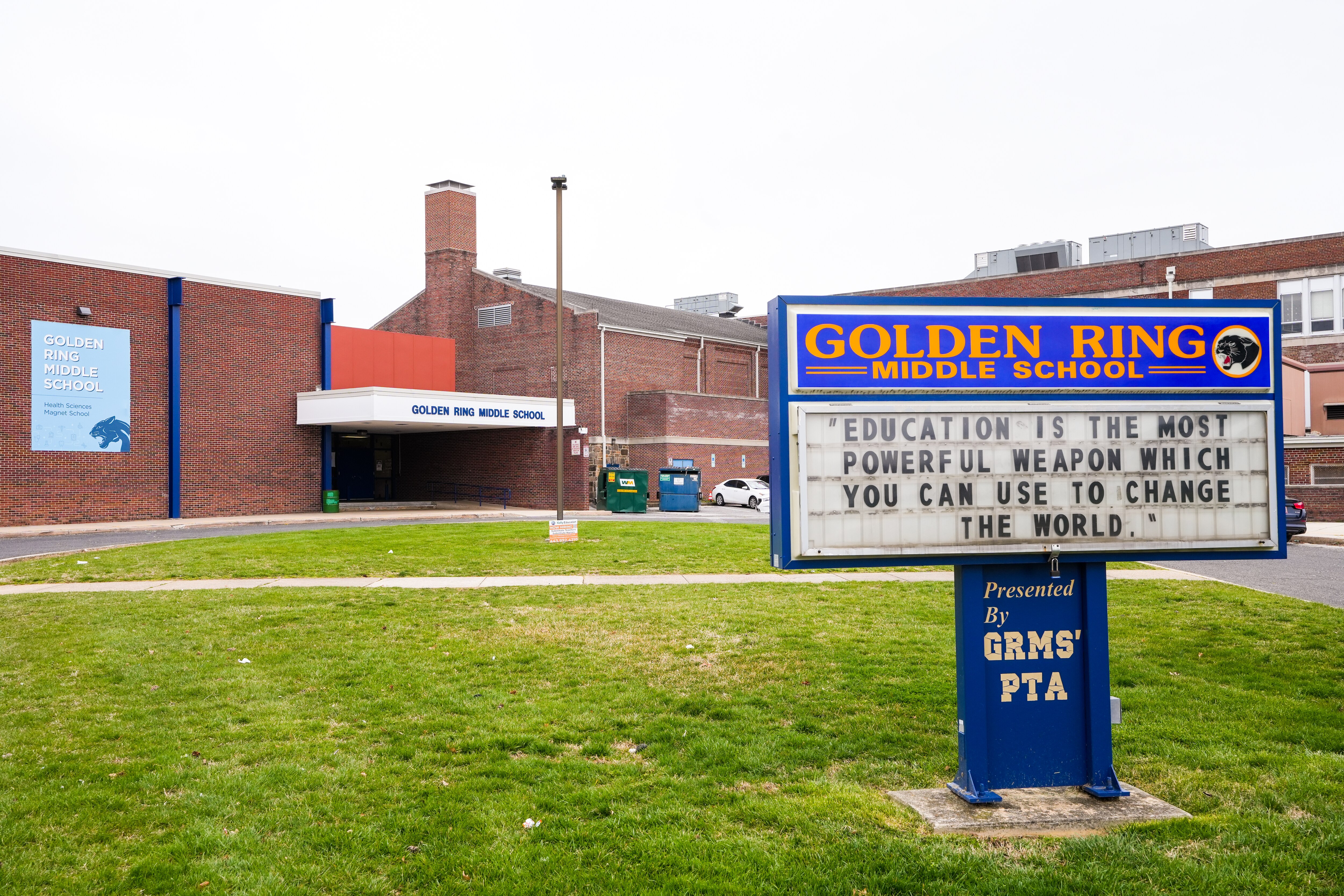 Golden Ring Middle School, Rosedale, MD., March 31, 2023.