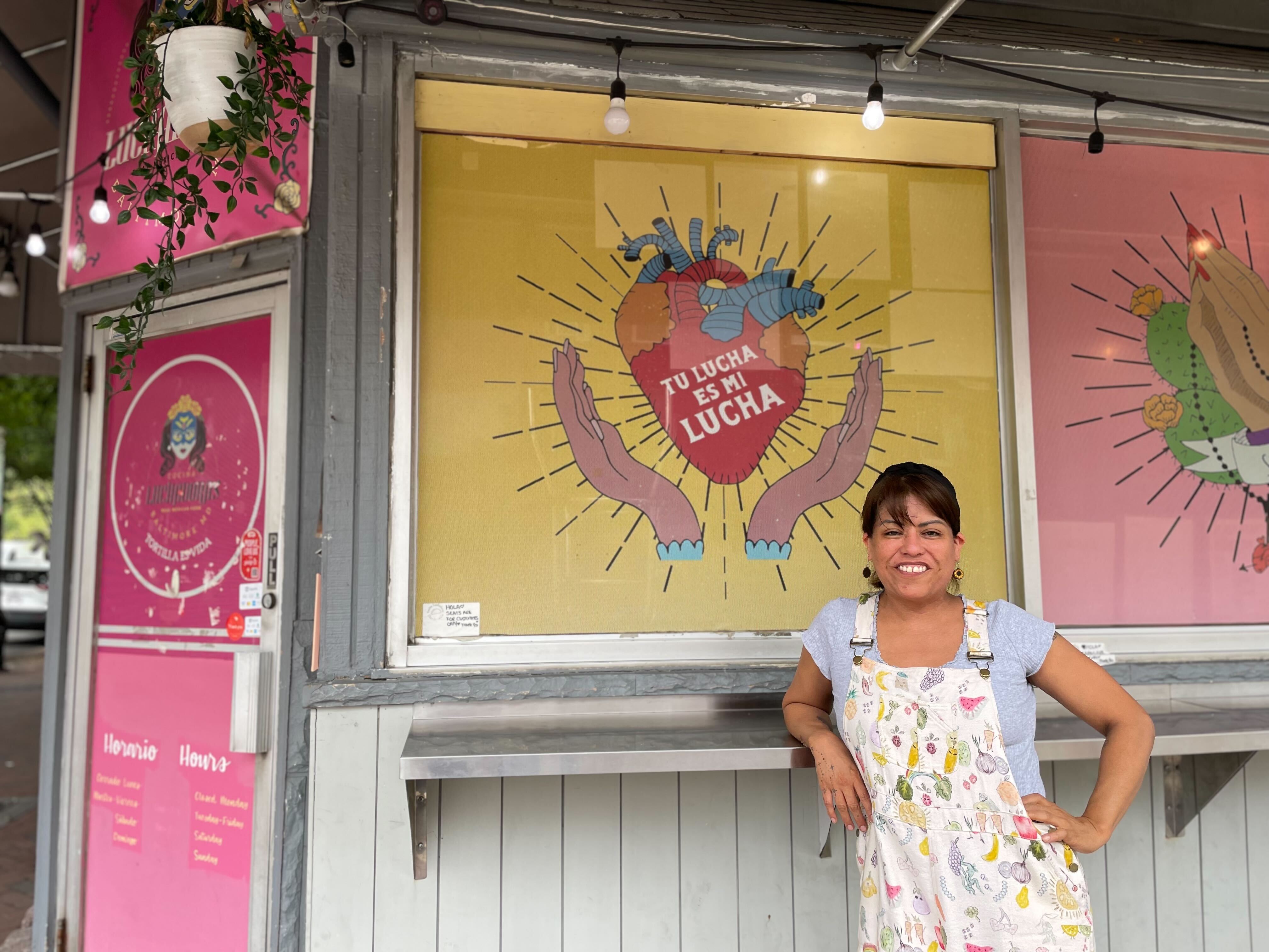 Rosalyn Vera, owner of Cocina Luchadoras, is relocating her Upper Fells Point eatery.