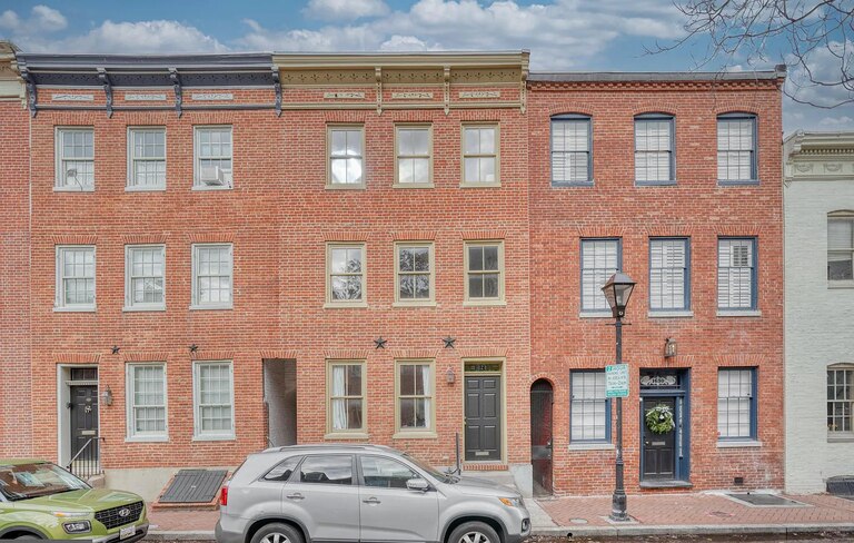 Renovated 1790s rowhome in Fells Point.