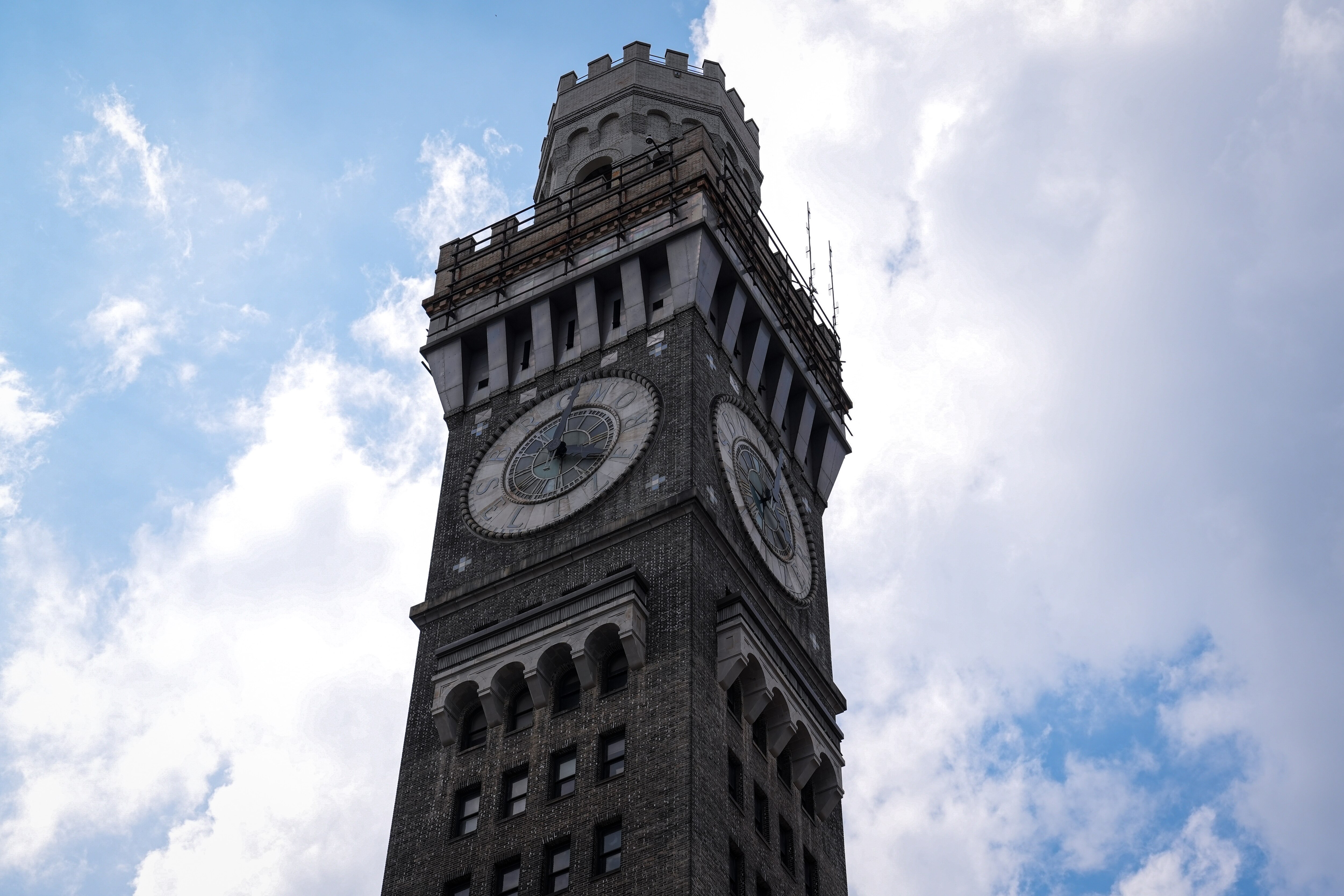 6/8/22—Exterior of the Bromo Seltzer Arts Tower.