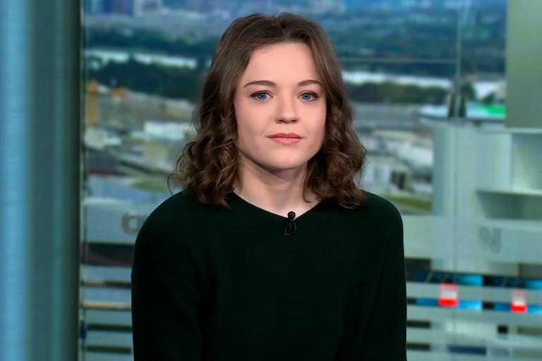 Cat Murphy, a graduate student at the University of Maryland and a journalist with the school's Capital News Service, during an appearance on CNN with Jake Tapper to discuss a heated exchange between her and U.S. Rep. Andy Harris following a debate against Democratic challenger Dan Schwartz.