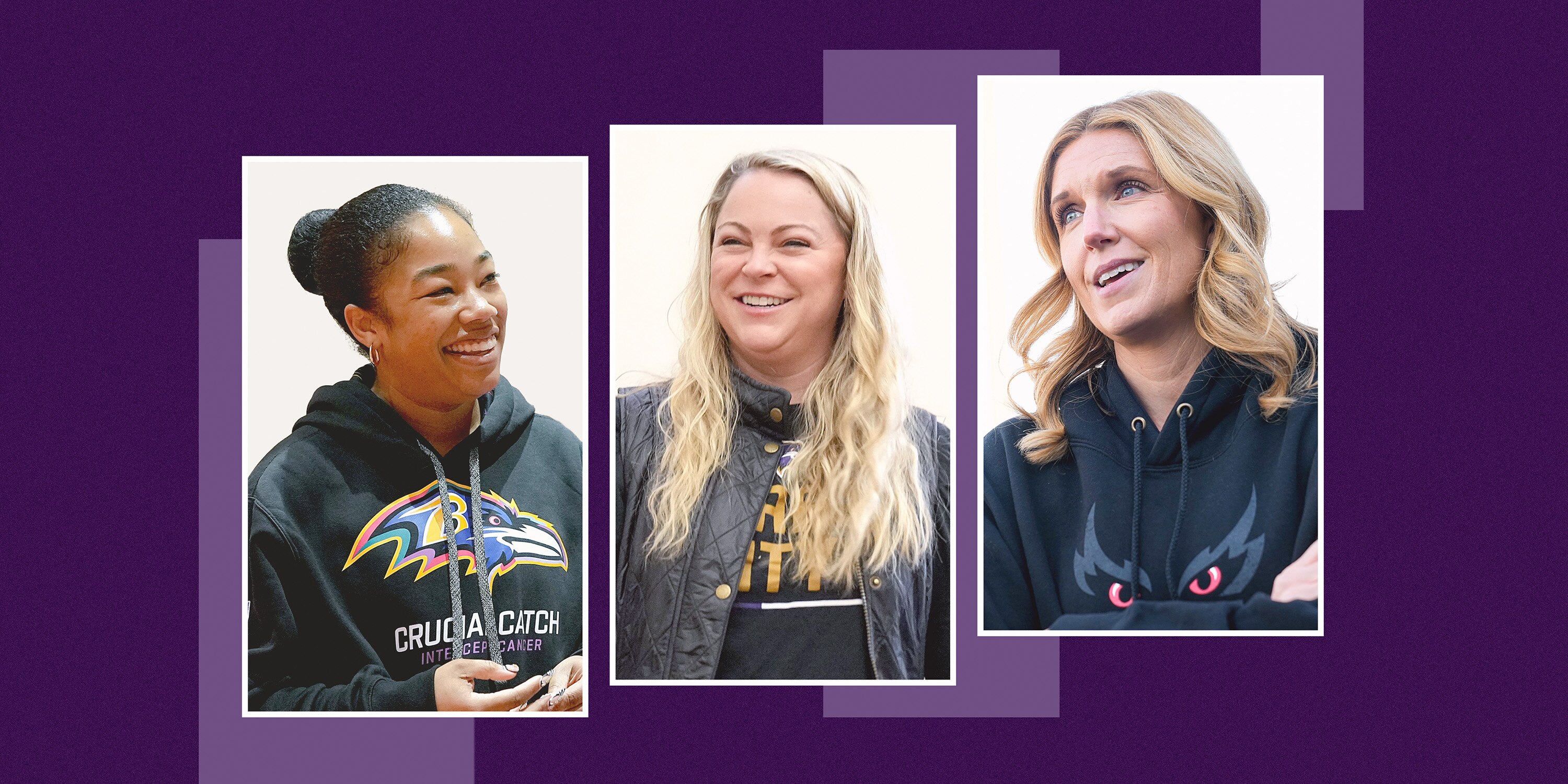 From left, Briana Vaughn, Kelly Tallant, and Heather Darney.