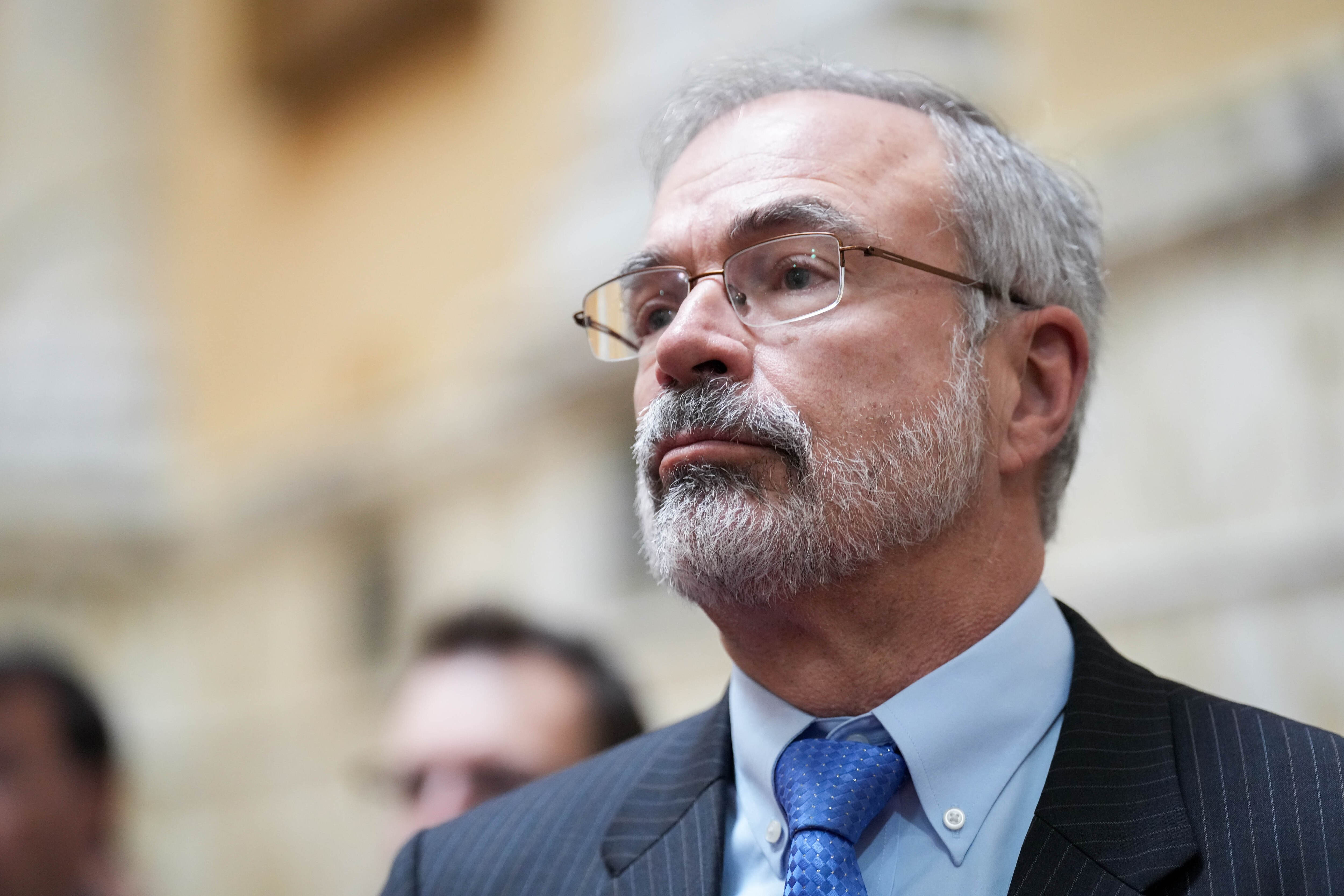 U.S. Rep. Andy Harris took calls from frustrated voters, but conceded little ground during a telephone town hall Tuesday.