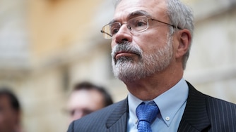 U.S. Rep. Andy Harris attends the first day of the General Assembly session in the Maryland State House in Annapolis, Md. on Wednesday, January 8, 2025.