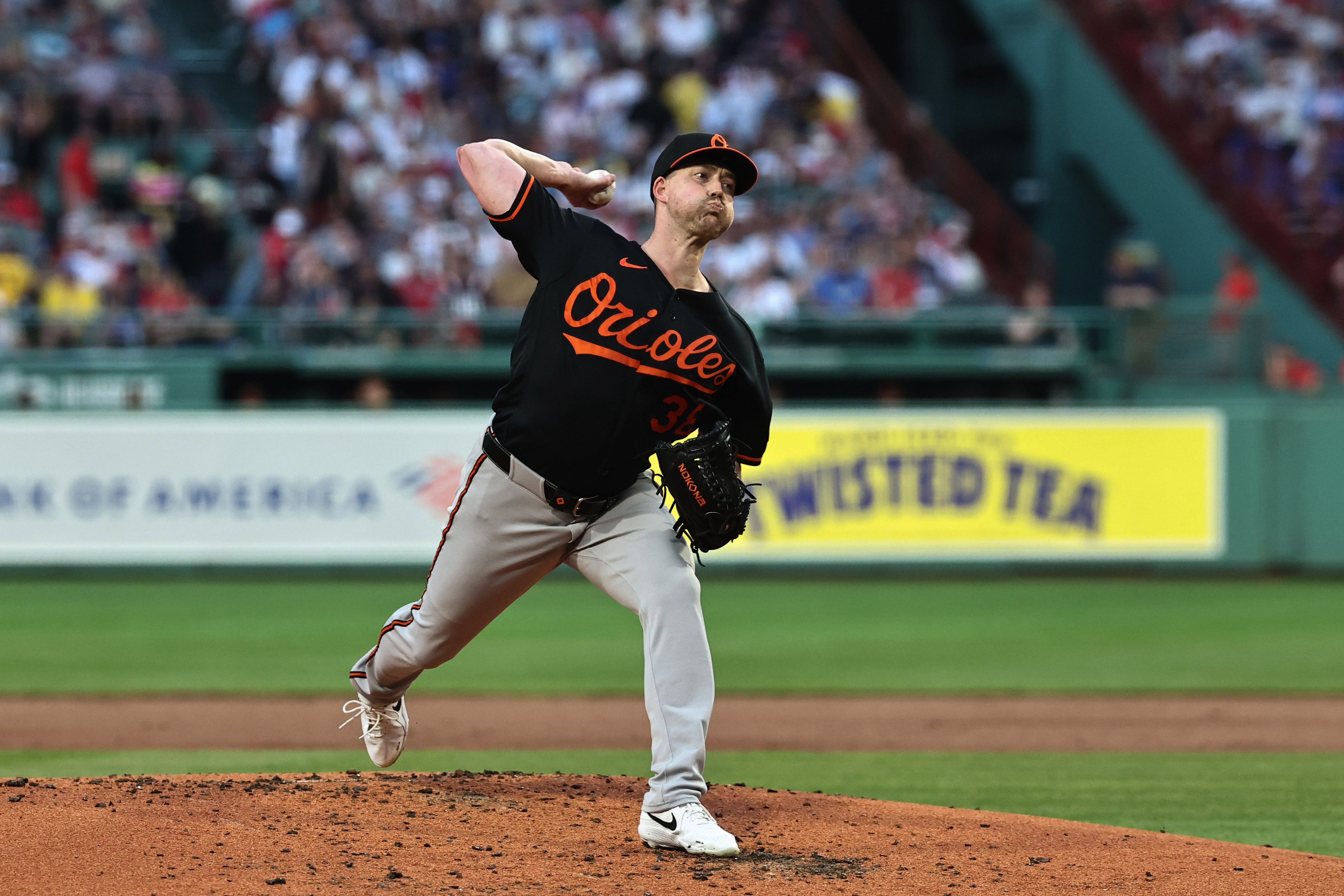 Kyle Bradish allowed one run on four hits over six innings Wednesday night as the Orioles gained a doubleheader split.