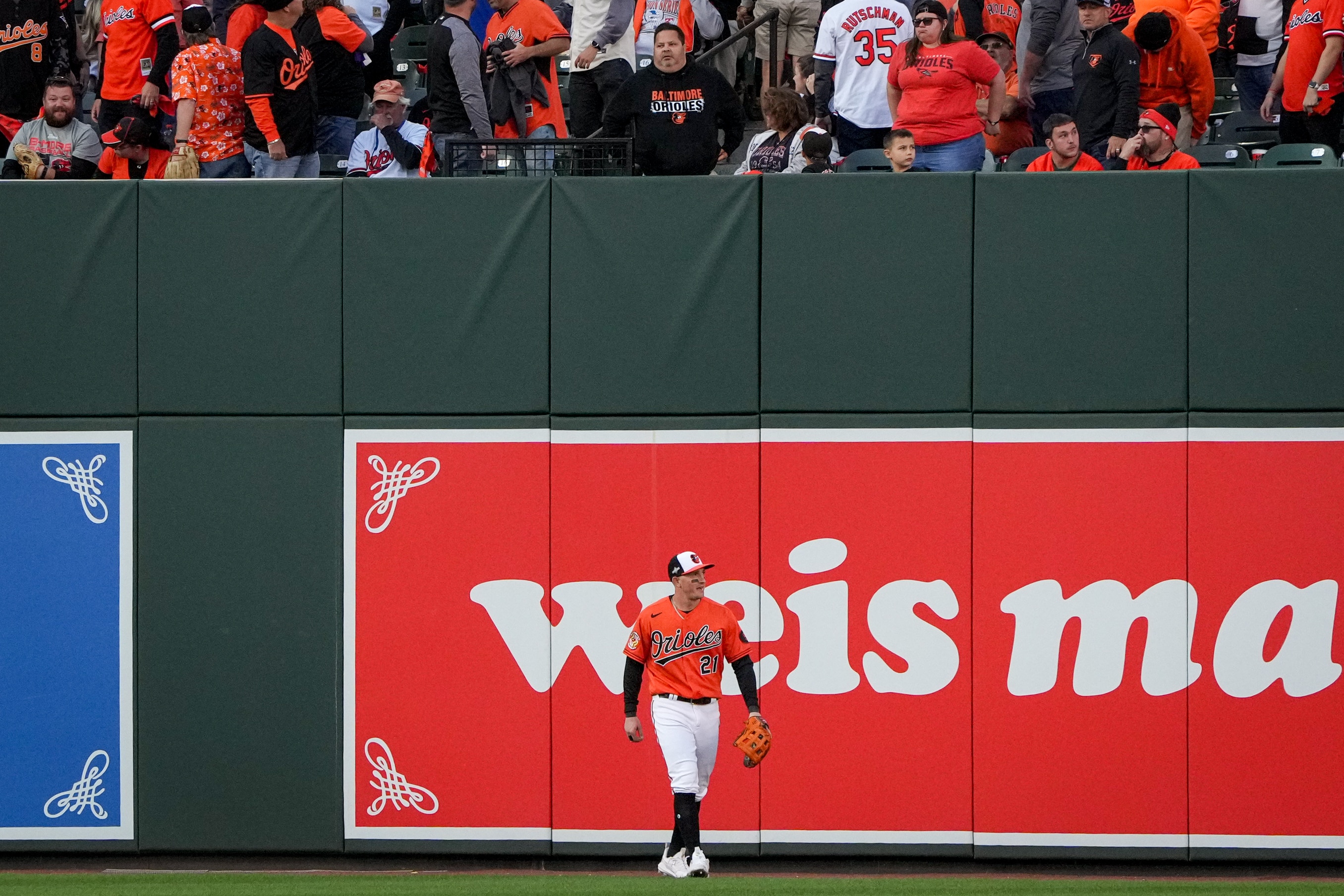 Parts of the left-field wall at Oriole Park will be moved in nine to 20 feet.
