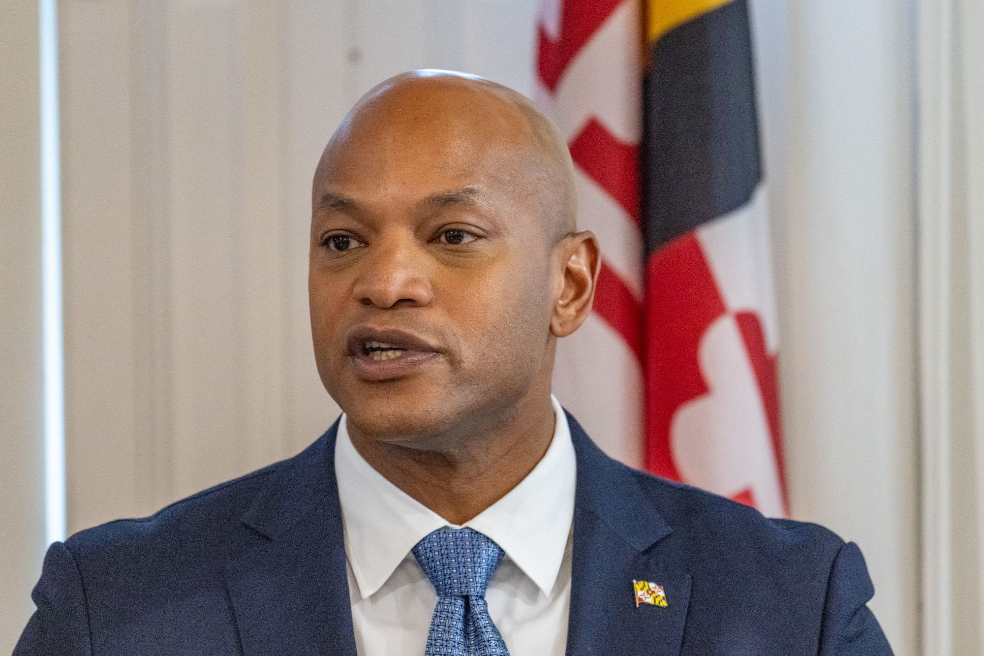 Gov. Wes Moore on Wednesday spoke about the arrest of Luigi Mangione, 26, a member of a well-known Baltimore-area family, in the killing of UnitedHealthcare CEO Brian Thompson.