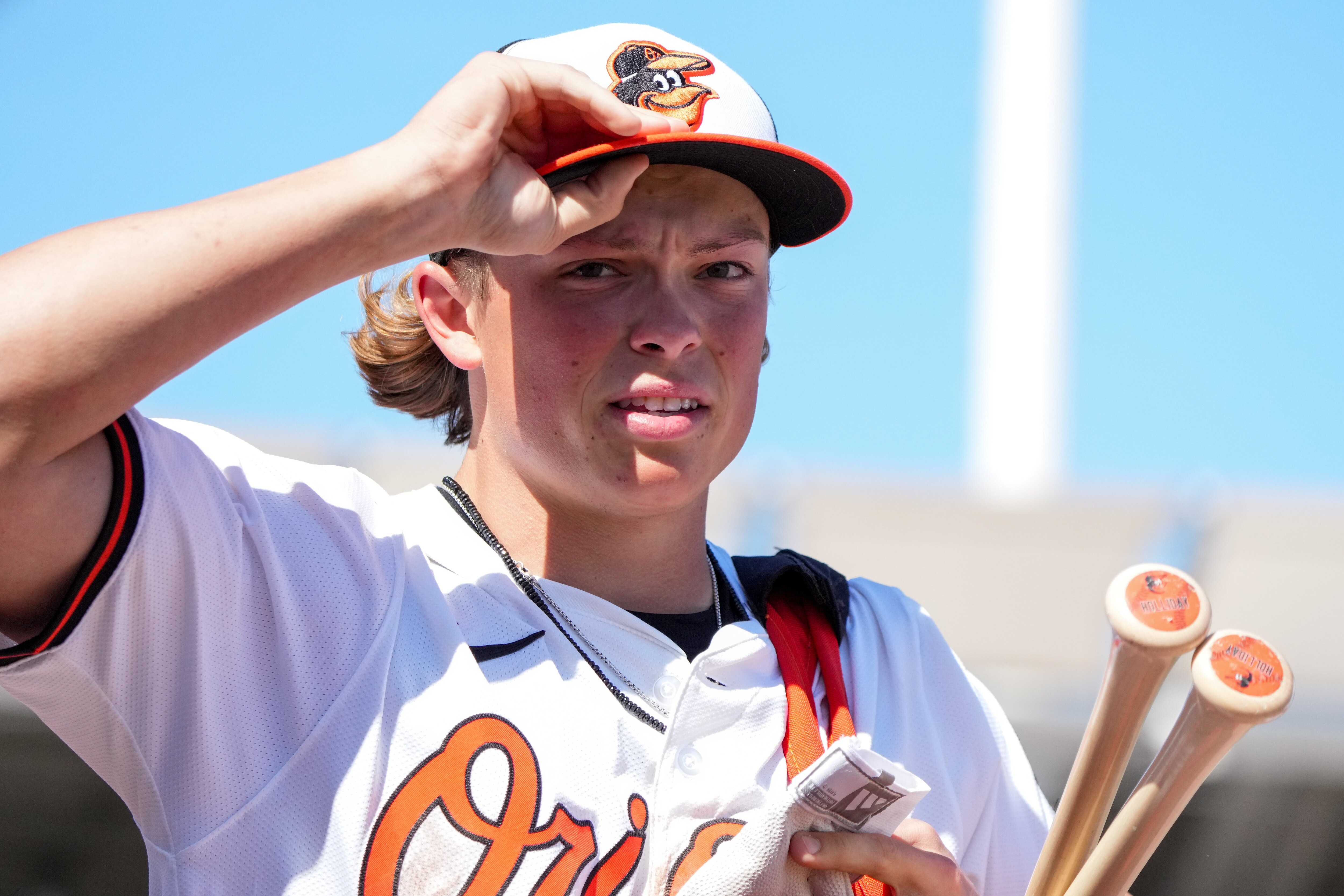 Orioles infielder Jackson Holliday could get a second opportunity to hit against Pirates prospect Paul Skenes in the March 14 Spring Breakout game.