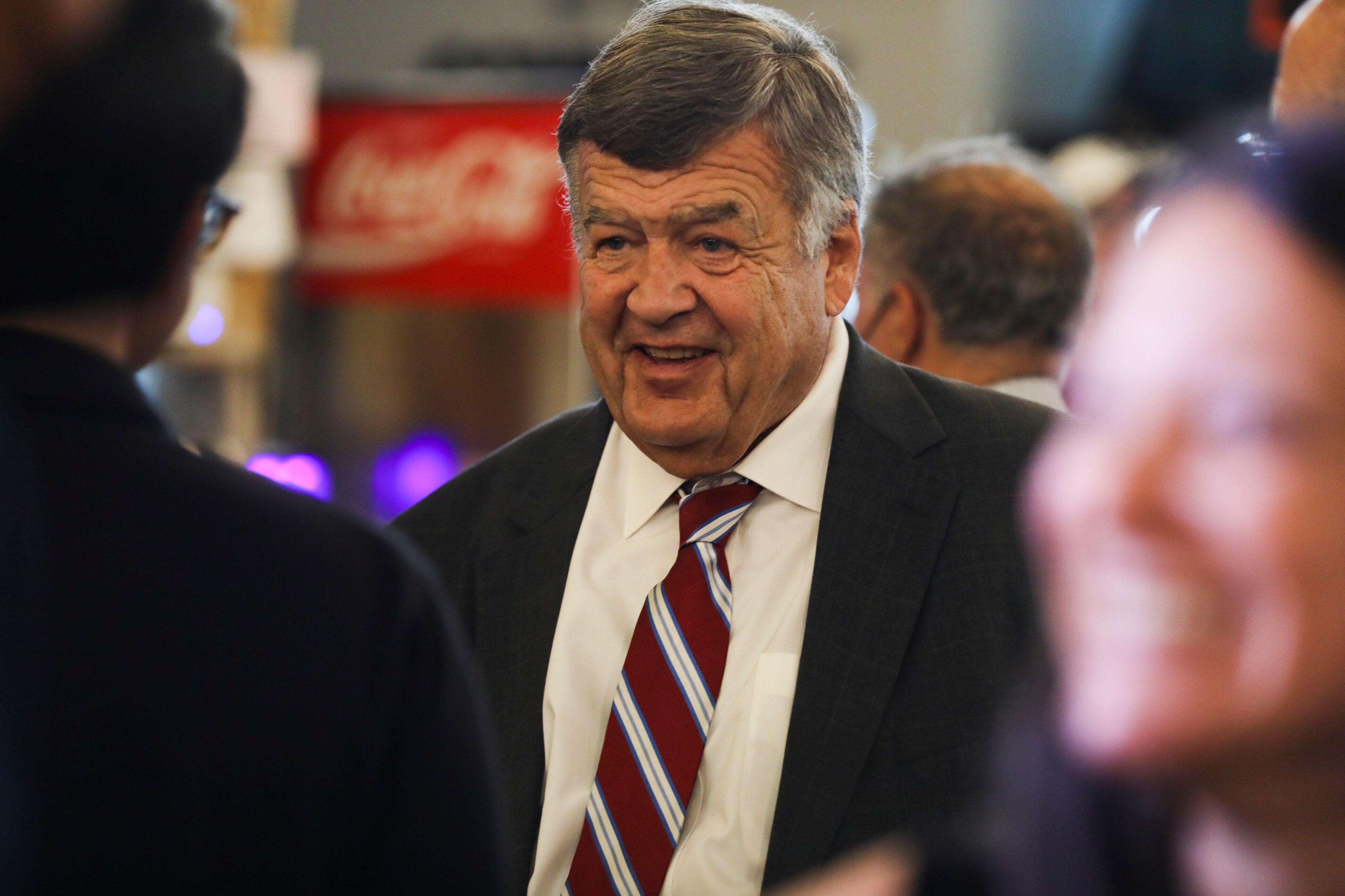 U.S. Rep. C.A. Dutch Ruppersberger attends a gubernatorial candidates' forum on healthcare issues sponsored by the Maryland Democratic Party at BC Brewery on May 31, 2022.