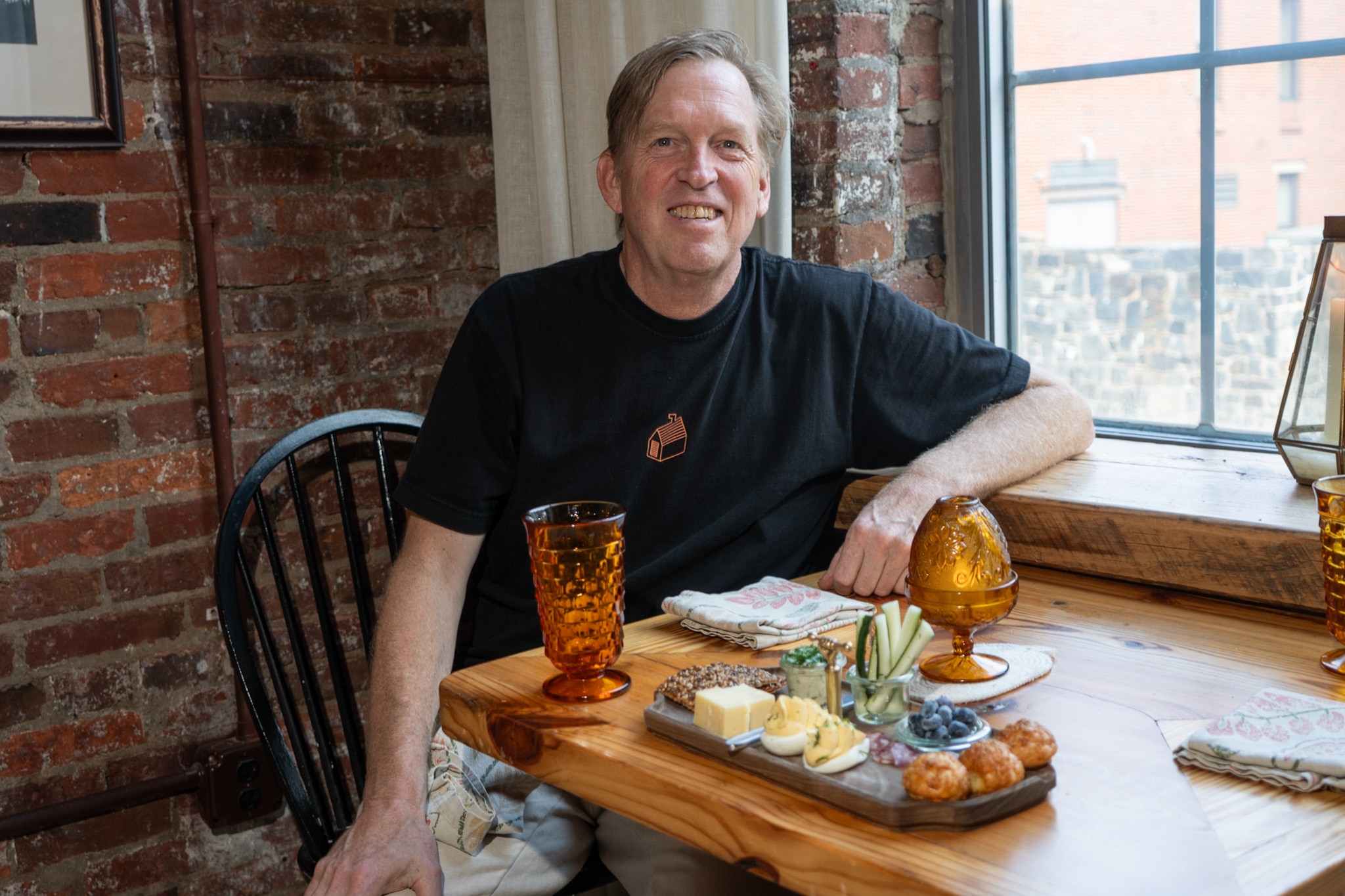 Woodberry Kitchen owner Spike Gjerde is photographed at Woodberry Kitchen on July 10, 2024.