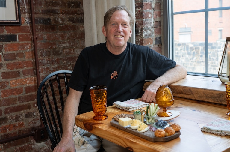 Woodberry Kitchen owner Spike Gjerde is photographed at Woodberry Kitchen on July 10, 2024.