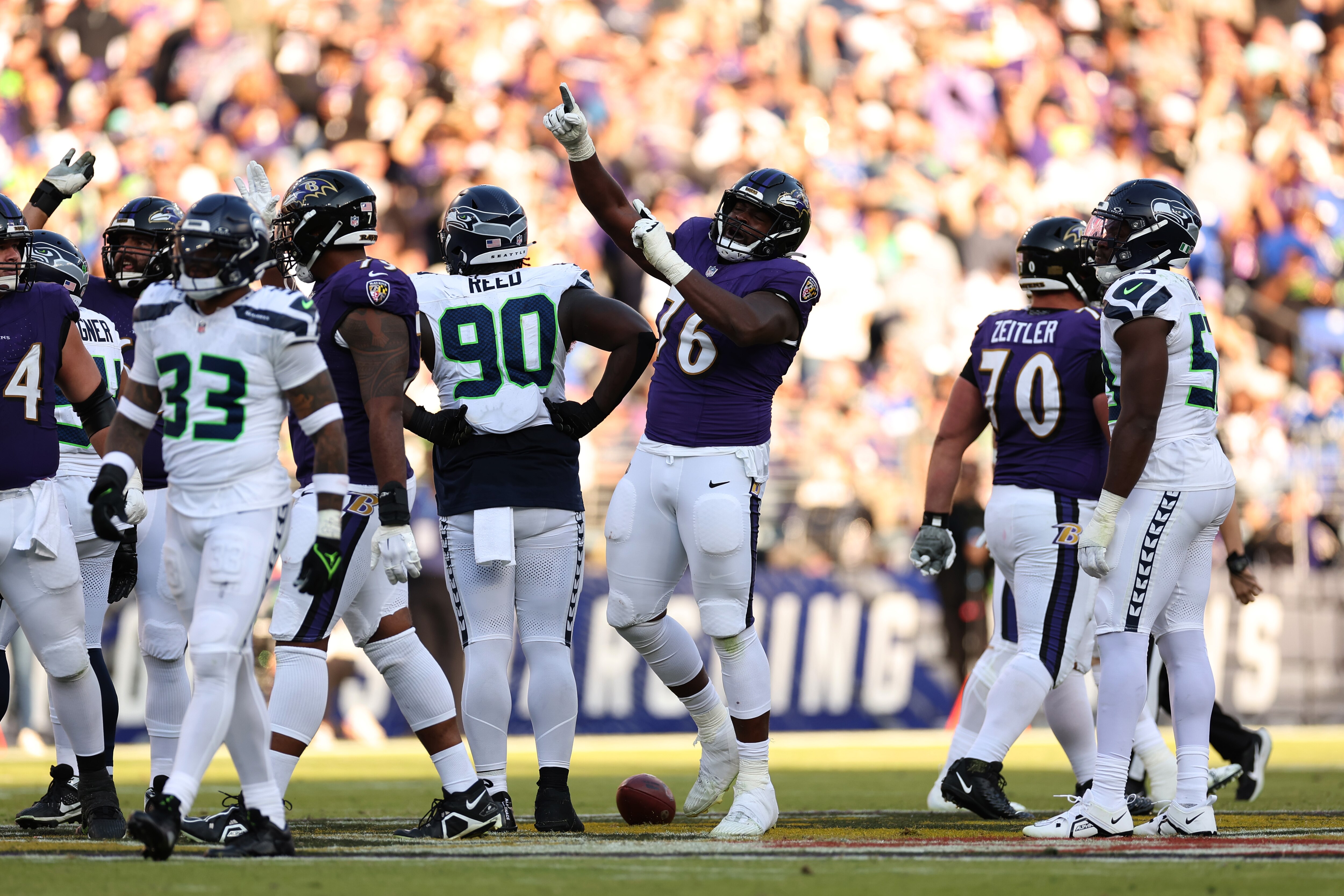 John Simpson's celebrations against the Seahawks on Sunday went viral.