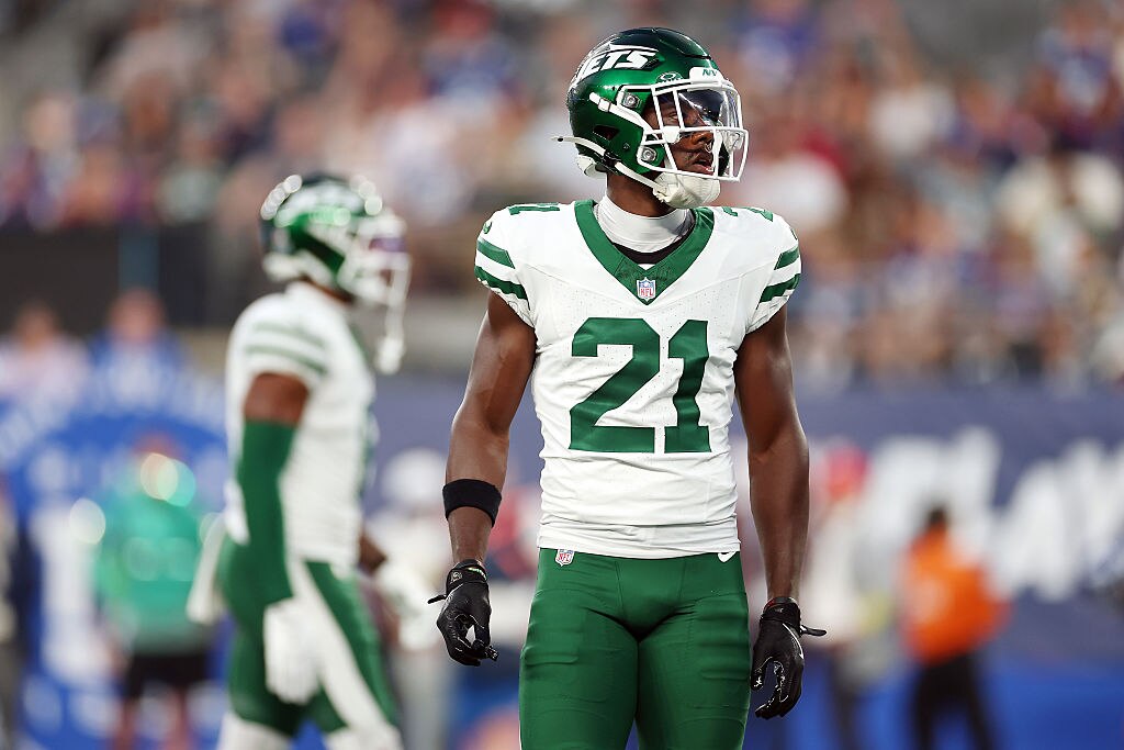 Jets cornerback Brandon Stephens in action during a preseason game between New York Jets and New York Giants on Aug. 16.