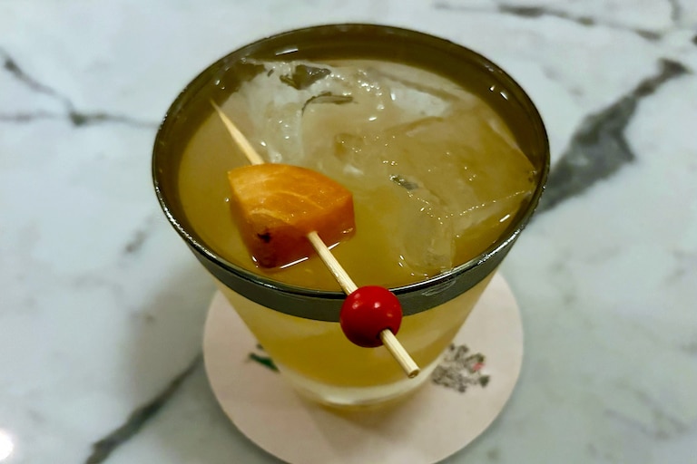 The Simmering Orchard from Dutch Courage is an ode to the firm, sweet and slightly starchy Fuyu persimmon.