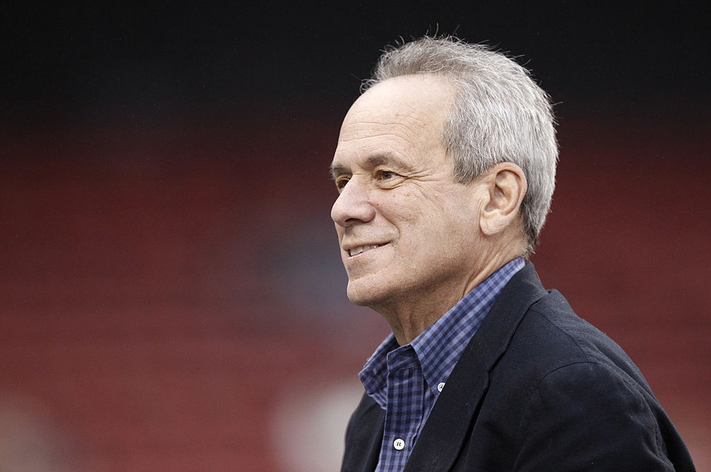 Larry Lucchino, shown here before a Boston Red Sox game at Fenway Park on May 4, 2012, was a driving force behind the building of Oriole Park at Camden Yards.