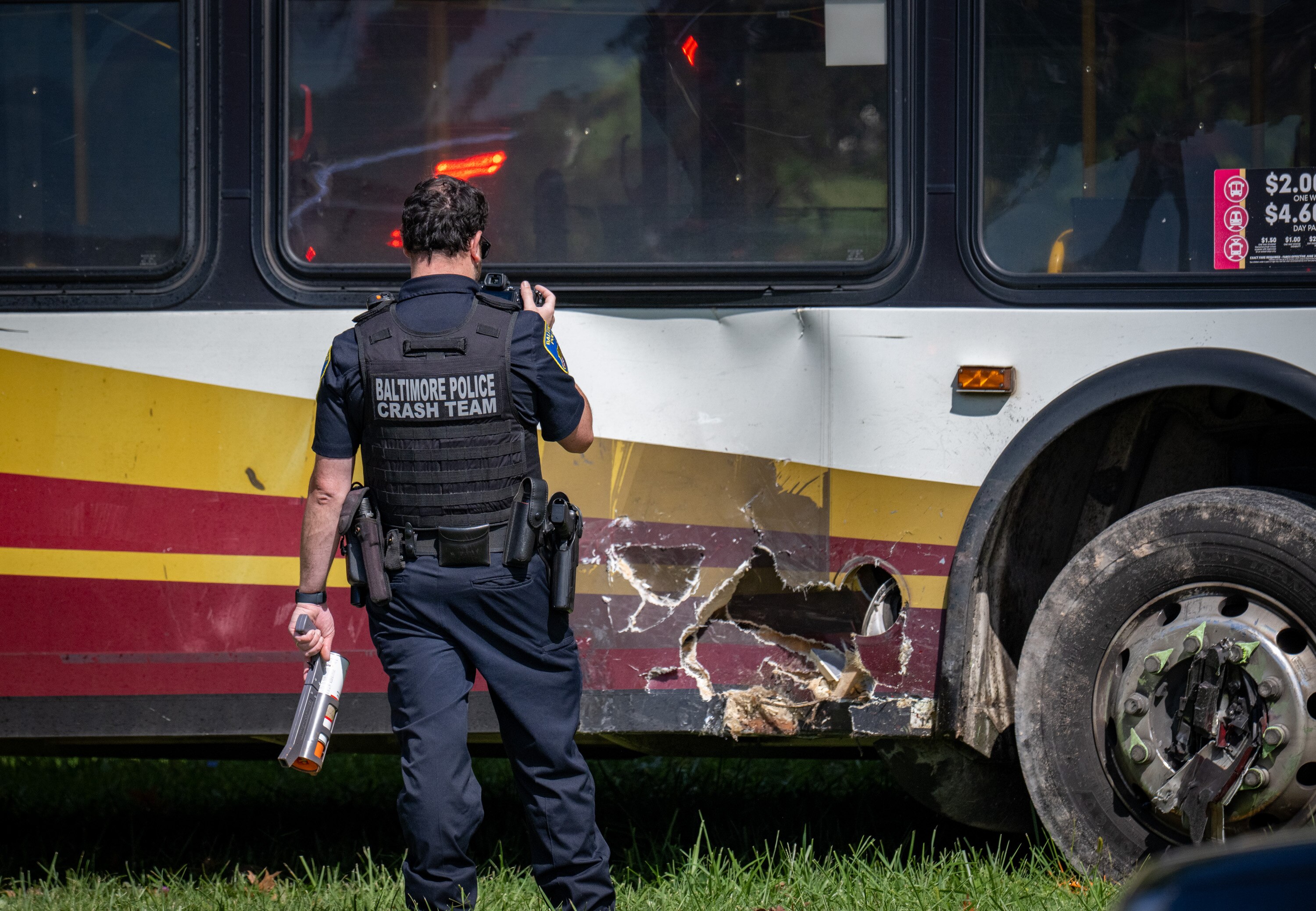 There have been more than 2,400 crashes involving at least one transit bus across Maryland since the beginning of last year. 