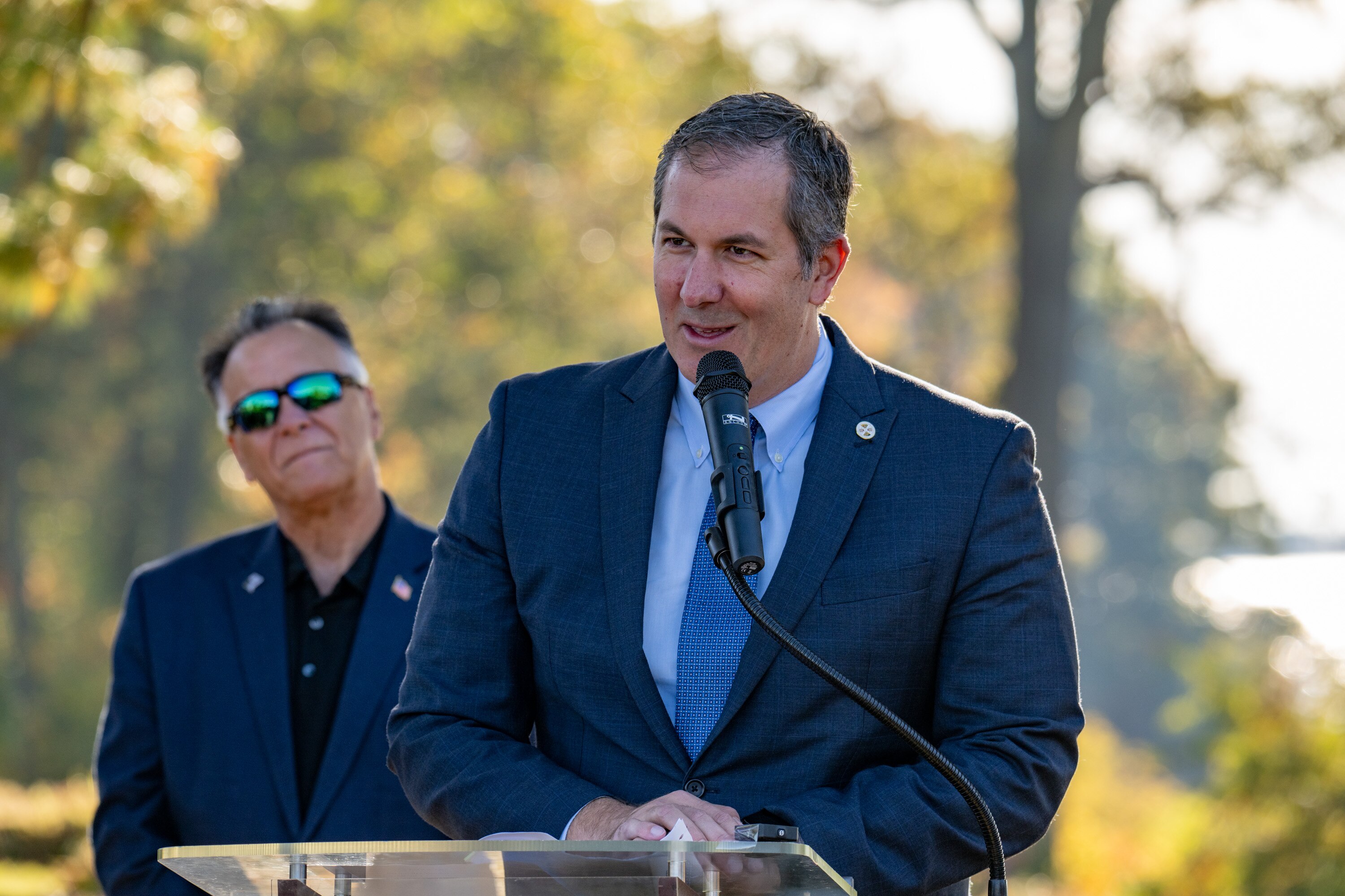 Baltimore County Executive Johnny Olszewski signed an order Tuesday requiring developers receiving county help to offer a percentage of housing units at an affordable price.