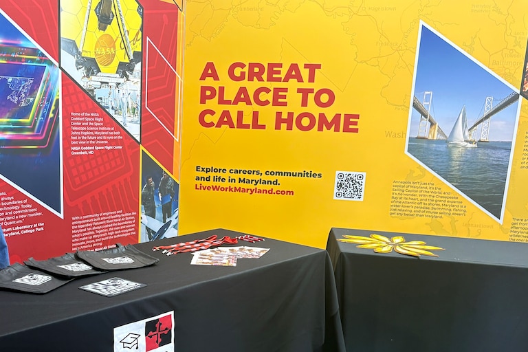 TUESDAY, JUNE 30, 2026 - The Maryland Higher Education Commission had a table set up at the Great American State Fair on Tuesday.