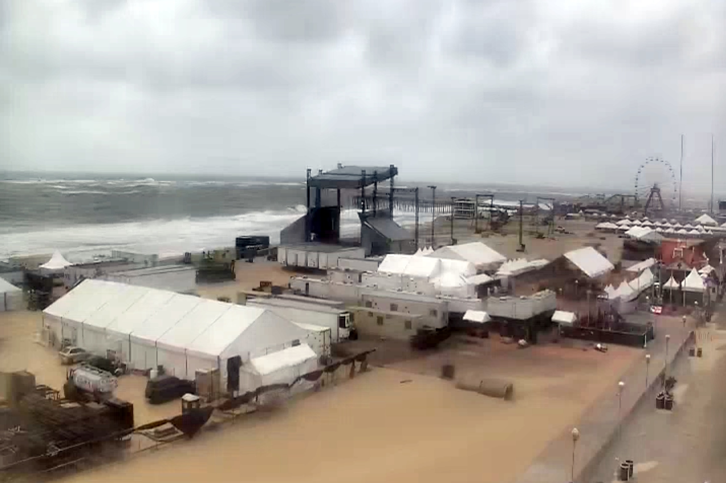 A looming nor'easter is threatening the star-studded Ocean's Calling music festival in Ocean City.