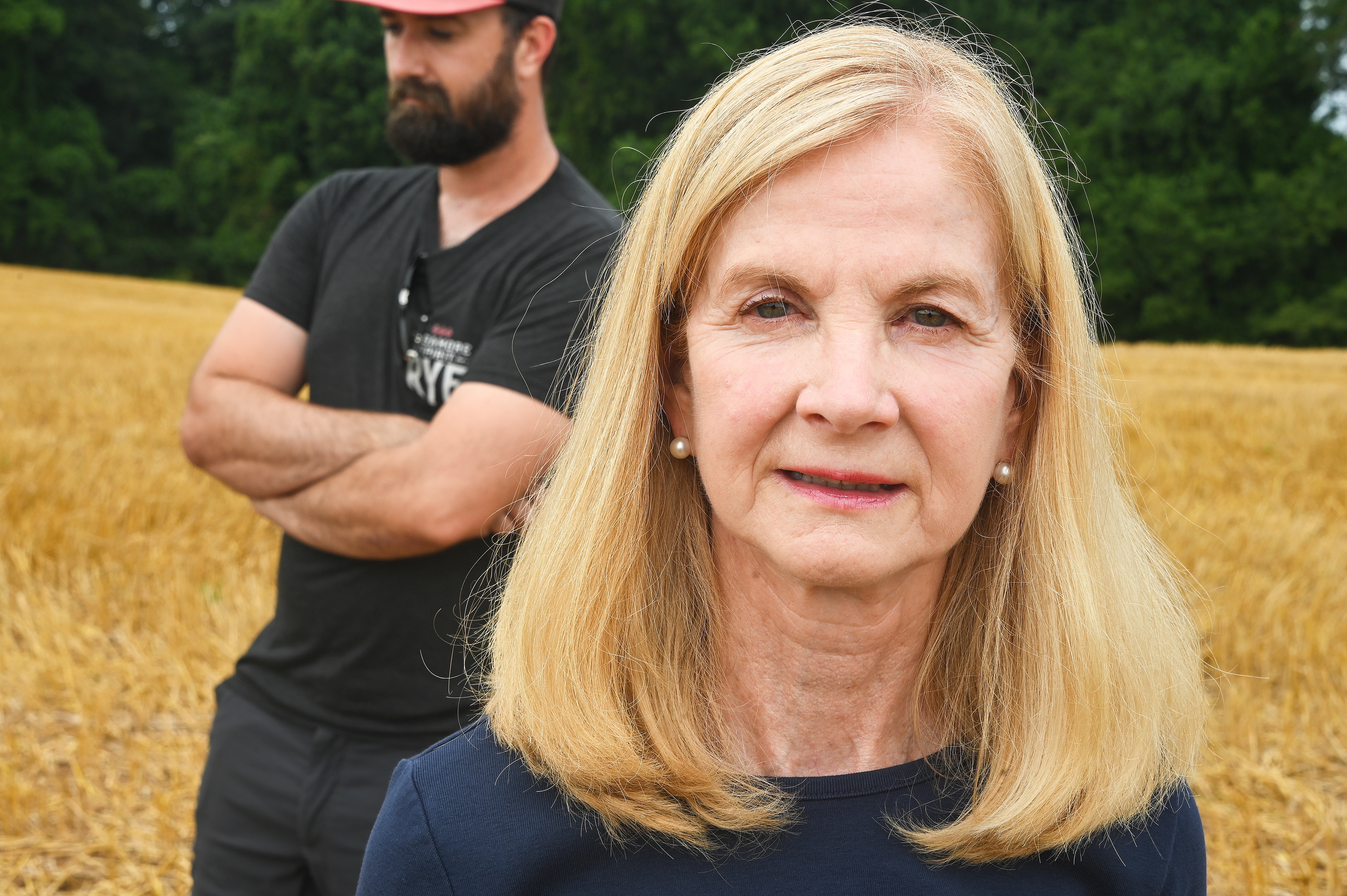 Carroll  Mill Farms owner Natalie ZIegler and Max Hames of Sagamore Distillery