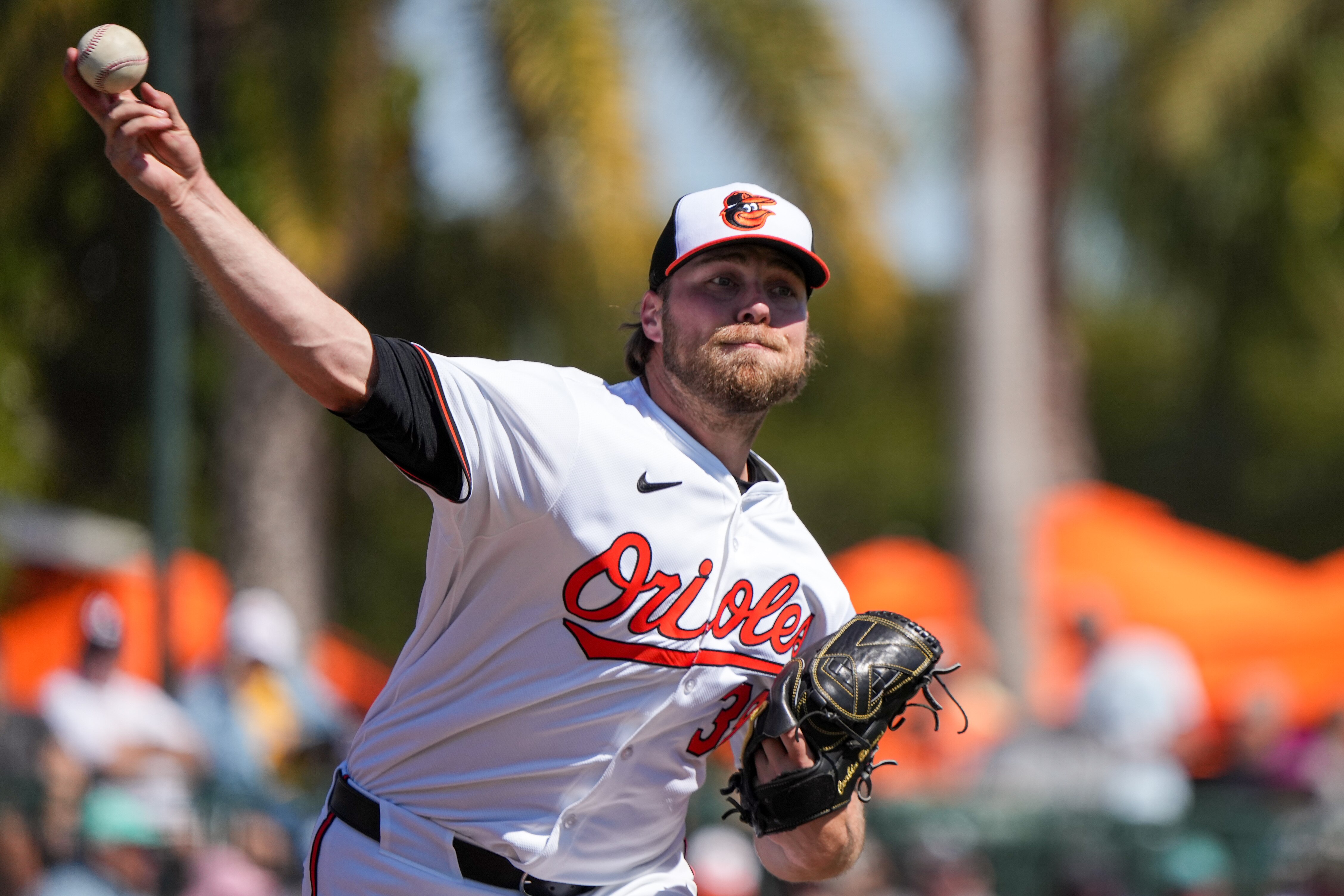 Orioles pitcher Corbin Burnes won the Cy Young Award for Milwaukee in 2021, when he had a 2.43 ERA and 234 strikeouts in 167 innings.