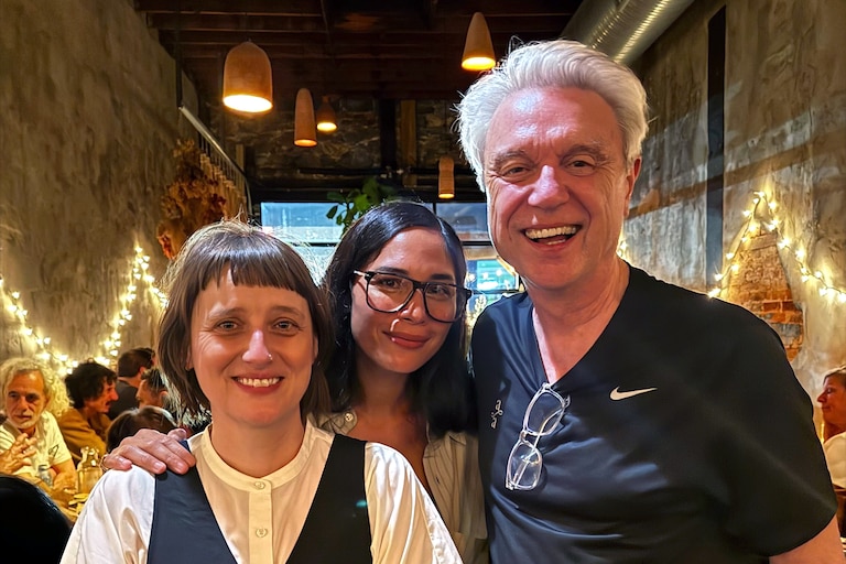 Musician David Byrne stops at Clavel after Baltimore tour date - The Banner