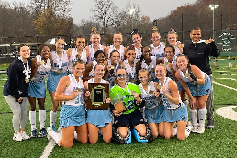 Garrison Forest won its second IAAM A Conference field hockey championship in three years and its seventh overall with a 3-1 win over defending champion Archbishop Spalding at Stevenson University Sunday afternoon. The Grizzlies did not lose to an A Conference opponent this season.