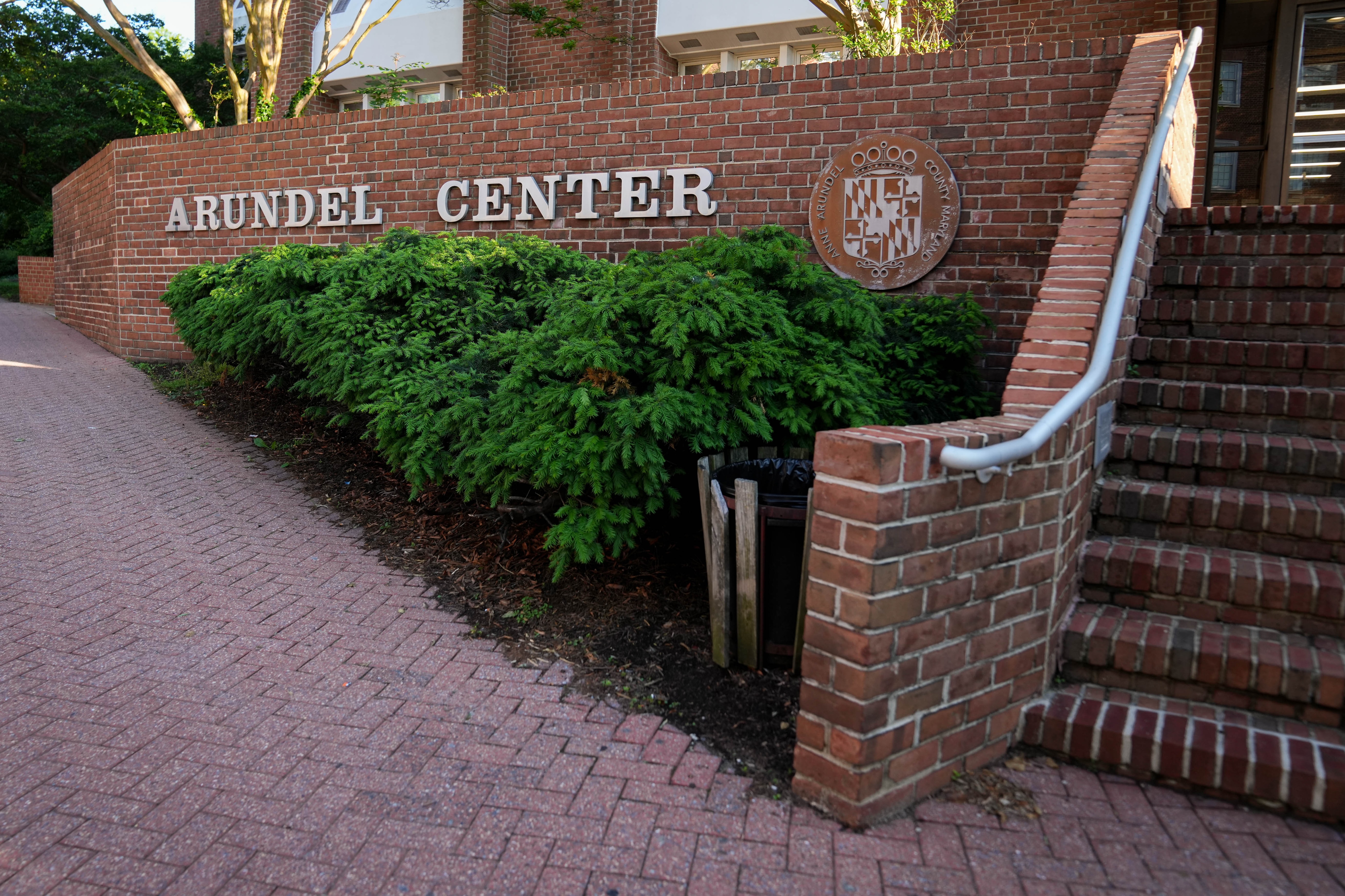 Exterior of the Arundel Center in Annapolis, Md. on Thursday, May 15, 2025.