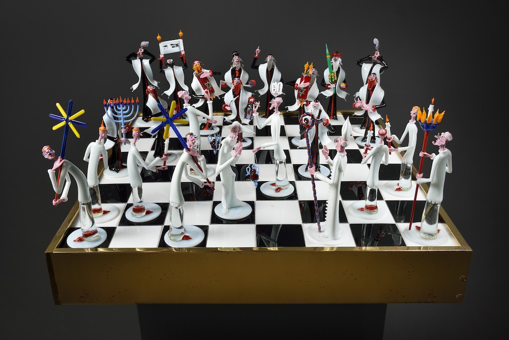 Famous glass chess sets made by Gianni Toso fetch more than $30,000 in today's art market.