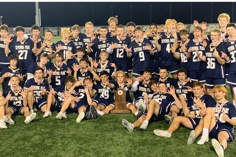 Severna Park continued its reign as the area's top public boys lacrosse program with a sixth straight state title last spring. The Falcons have a 3A state title game rematch with Mount Hebron and their annual rivalry match with Broadneck in the 2023 regular season.
