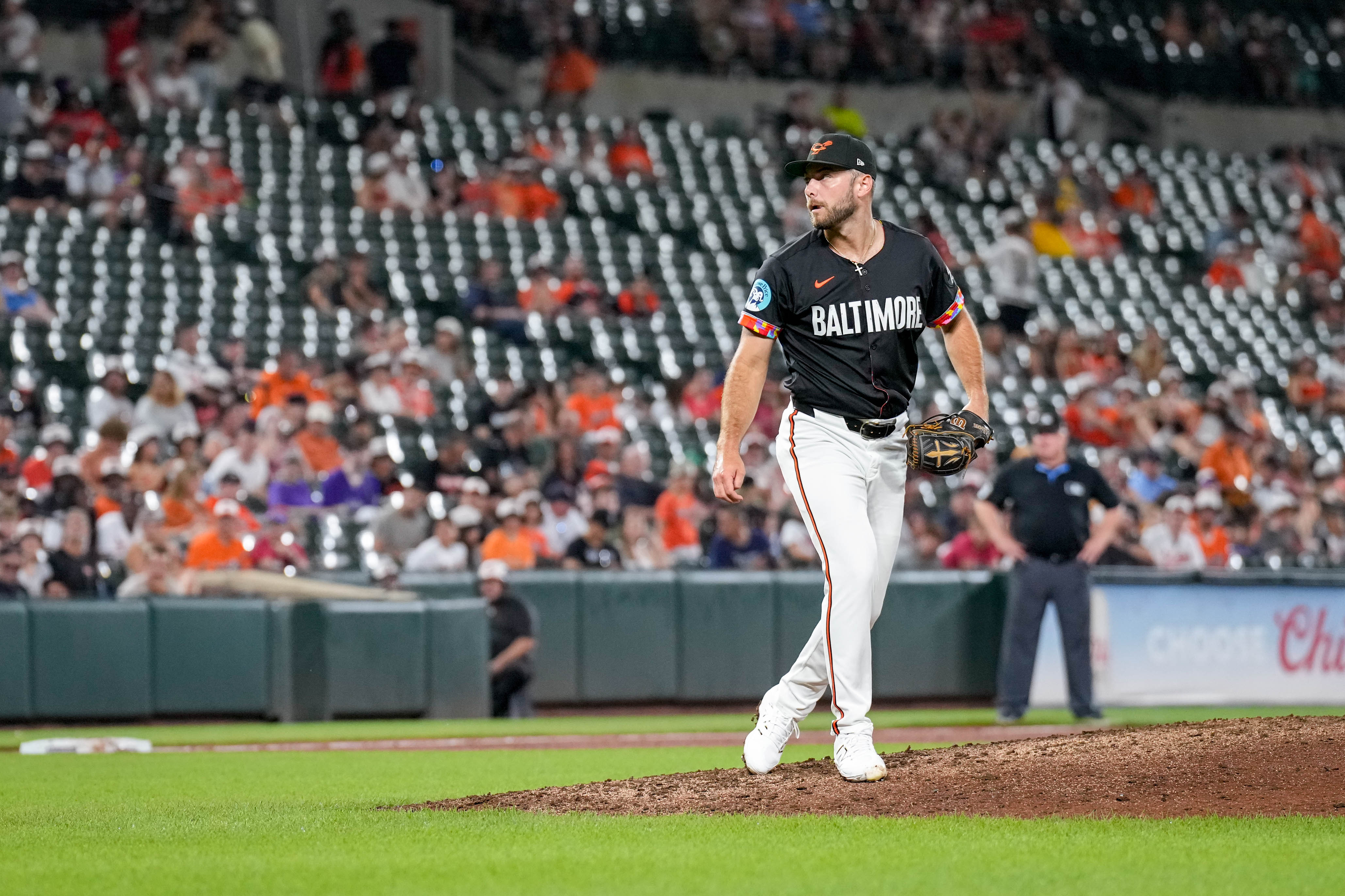 Corbin Martin has made 10 appearances for the Orioles this season, his first time pitching in the big leagues since 2022.